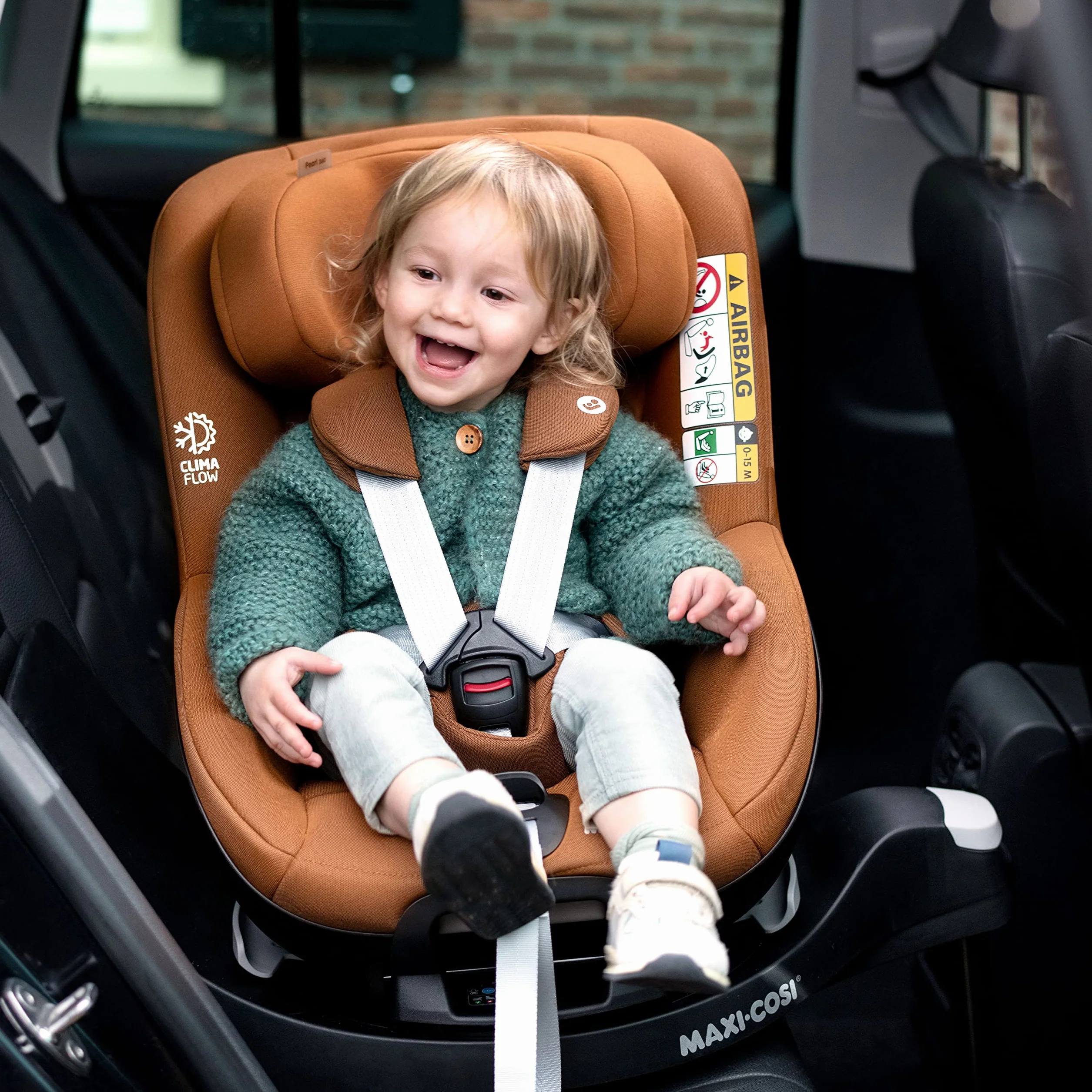 Maxi-Cosi Baza FamilyFix 360 i-Size, Obrotowy Fotelik Samochodowy System, Obrotowa Baza ISOFIX 360, 0–4 lata (40–105 cm), System FlexiSpin, Kontrola obracania TravelSafe, Click & Go, Black