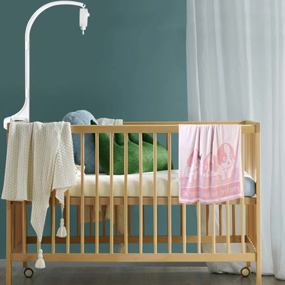 25 cali Baby Musical szopka mobilna do łóżeczka niemowlęcego dekoracja do łóżeczka niemowlęcego zabawka obrotowa pozytywka nakrętka uchwyt na ramię