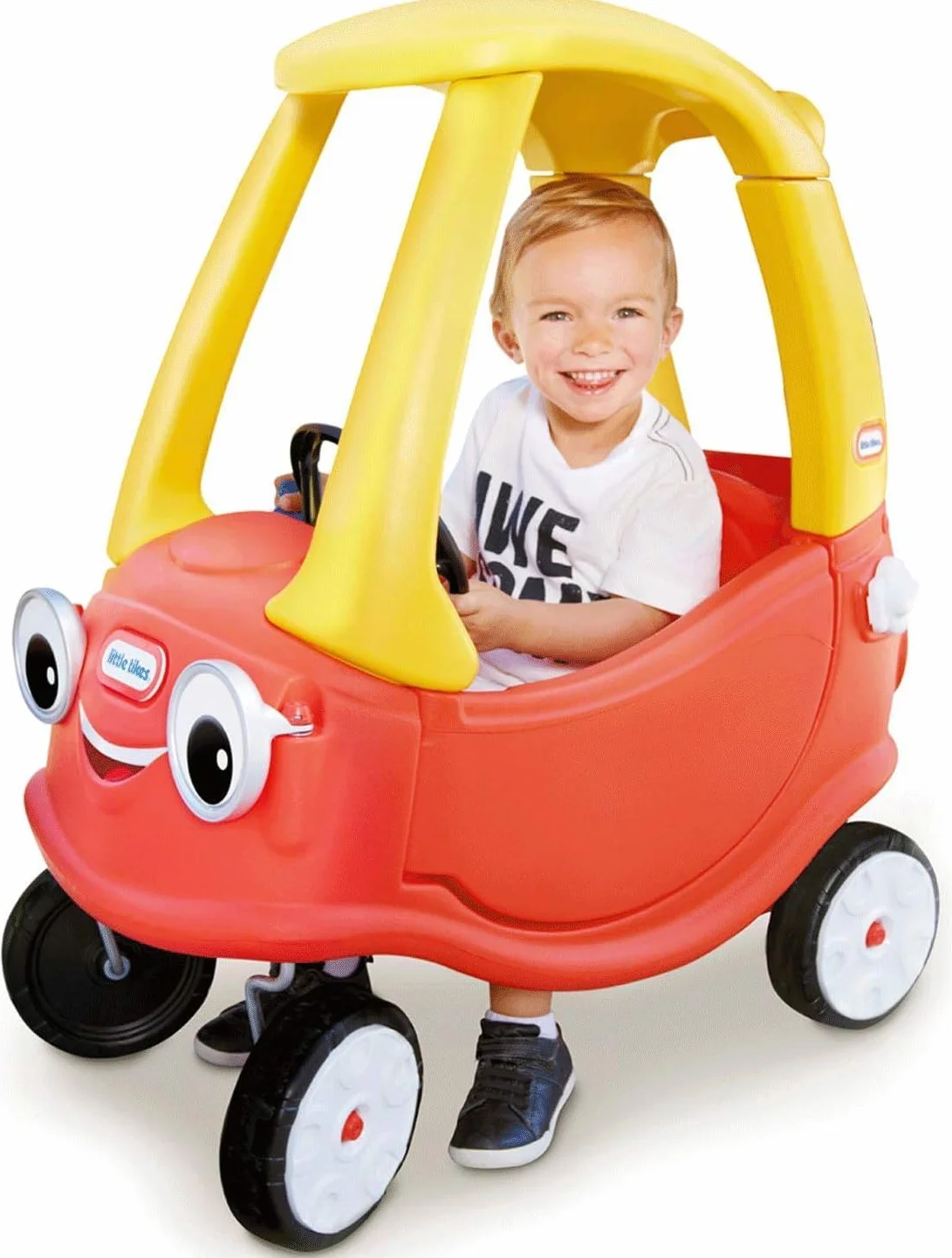 little tikes Cozy Coupe – Jeździk dla dzieci od 18 miesięcy do 5 lat | Prawdziwy działający klakson, klikający zapłon, wyjmowana podłoga i schowek | Jeździk dziecięcy do domu i na zewnątrz