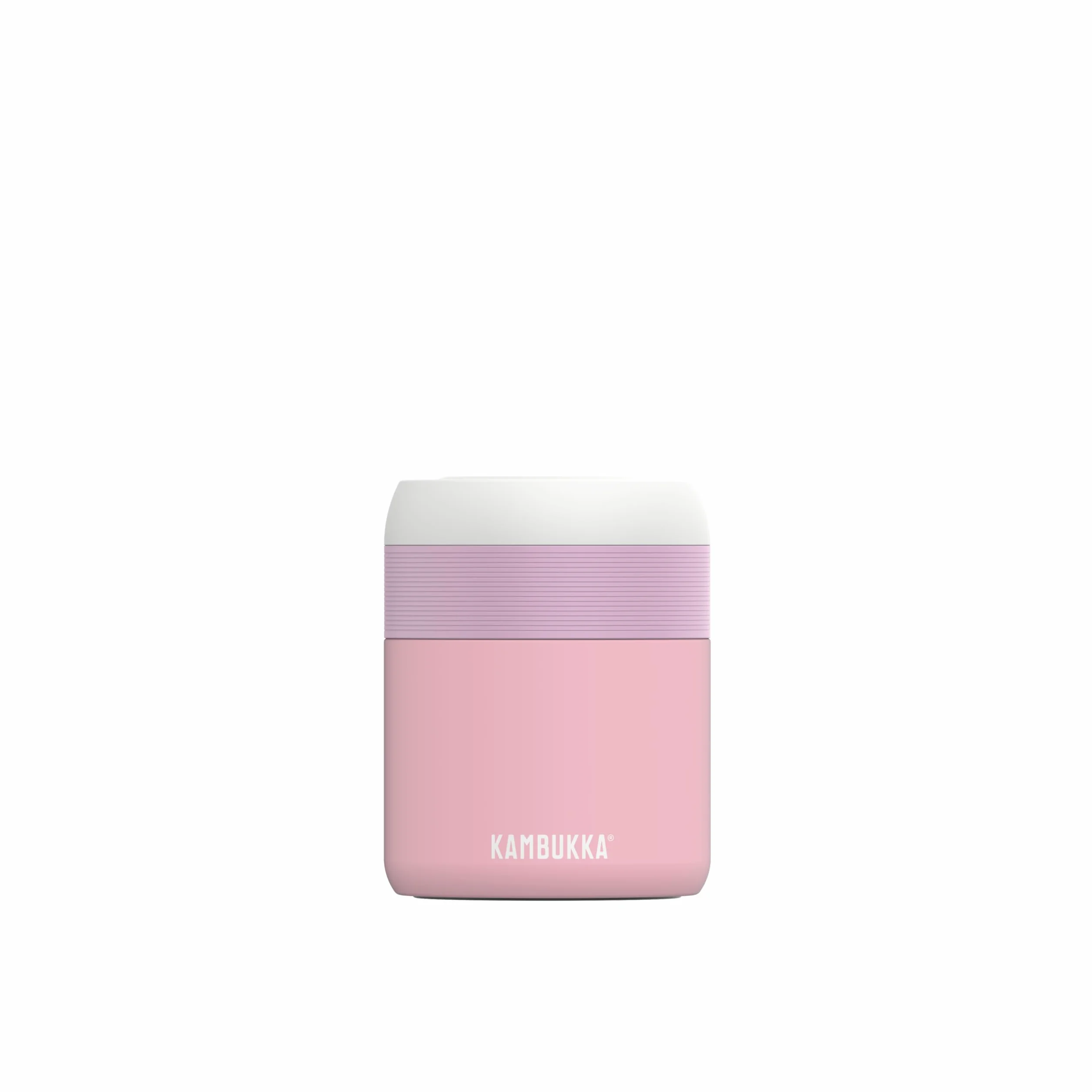 Kambukka Bora 600 ml Baby Pink – termos obiadowy/pojemnik termiczny na jedzenie, szczelny, stal 18/8, BPA free, utrzymuje ciepło do 9 h