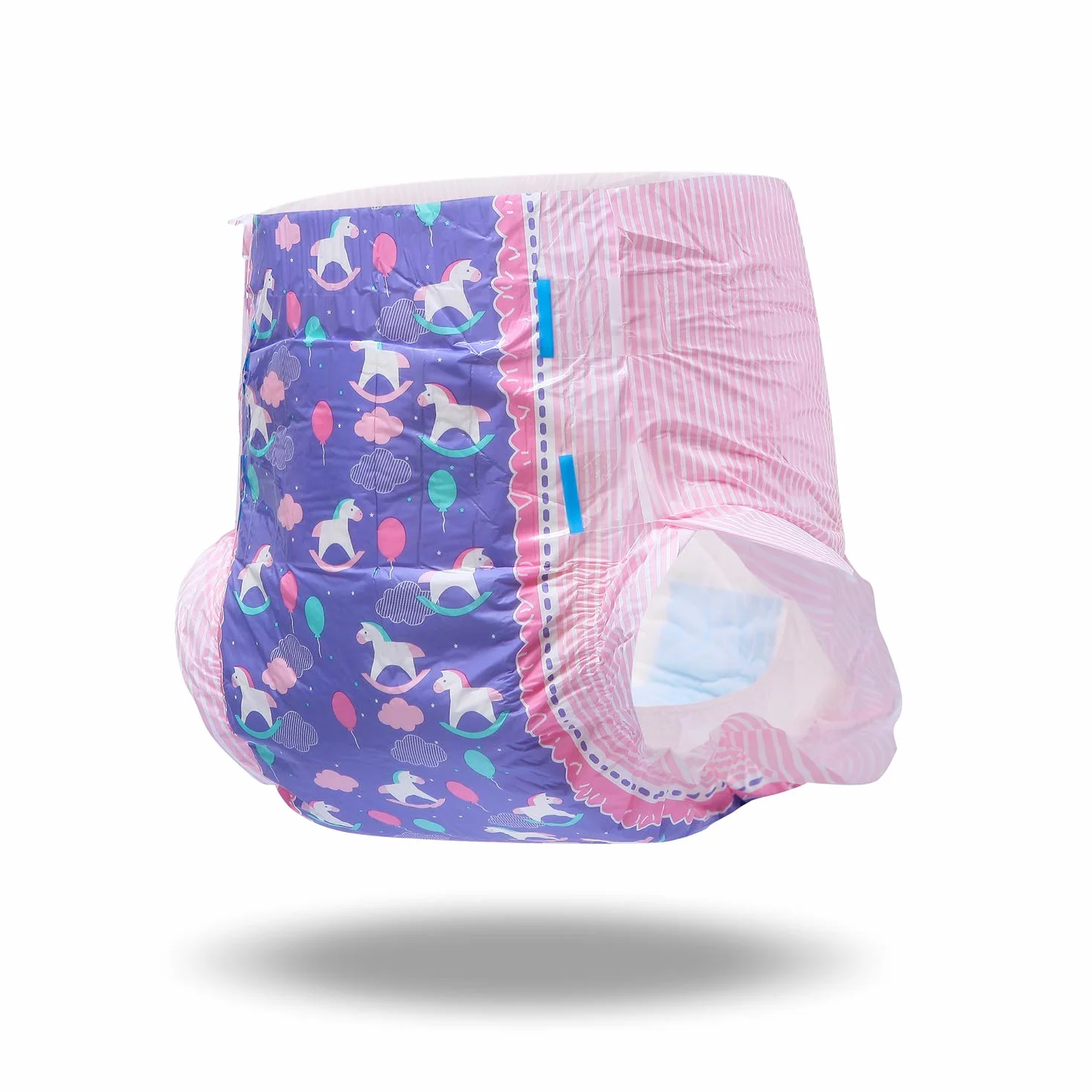 LittleForBig Drukowane Briefy pieluchy dla dorosłych Dorośli Baby miłośnik pieluszek ABDL 10 sztuki-mała fantazja L