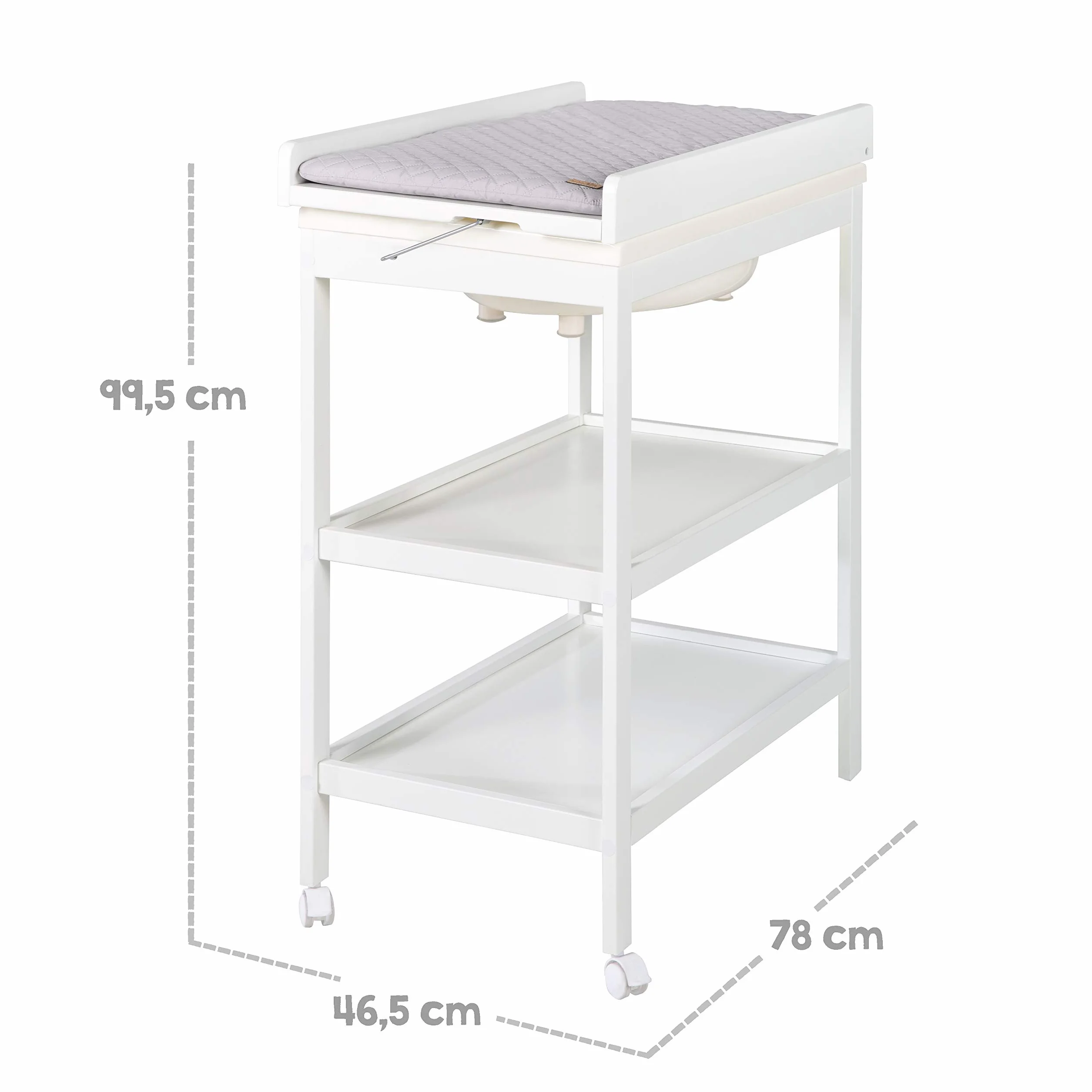 Roba 212061WEV230 Stół do Przewijania, Biały, Do 11 kg