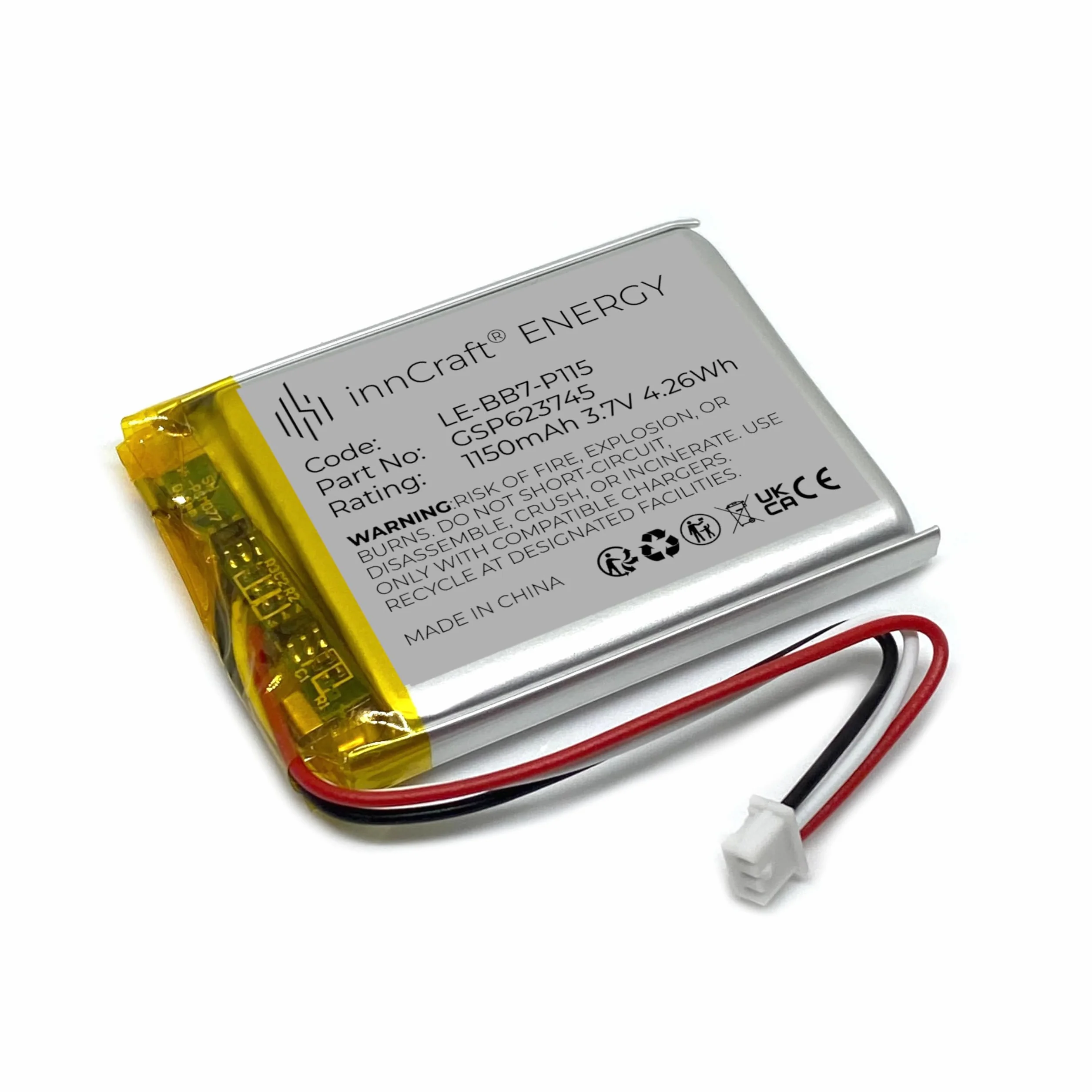 Bateria innCraft Energy kompatybilna z Lionelo Babyline 7.1 Neno Vera Berkano GSP623745