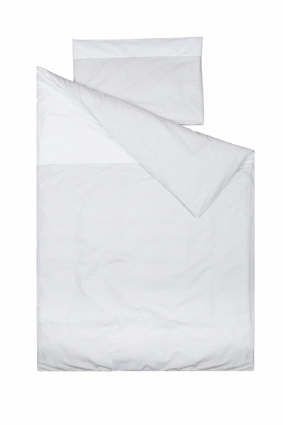 Vizaro - Pościel dziecięca 2-częściowa do łóżeczka 60x120cm - 100% Bawełna - Poszwa 90x120cm, 30x60cm - Wyprodukowane w UE, OekoTex - Líneas