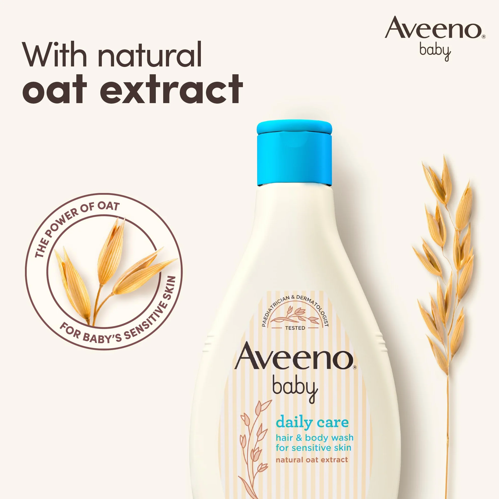 Aveeno Baby Daily Care żel pod prysznic do włosów i ciała, 250 ml