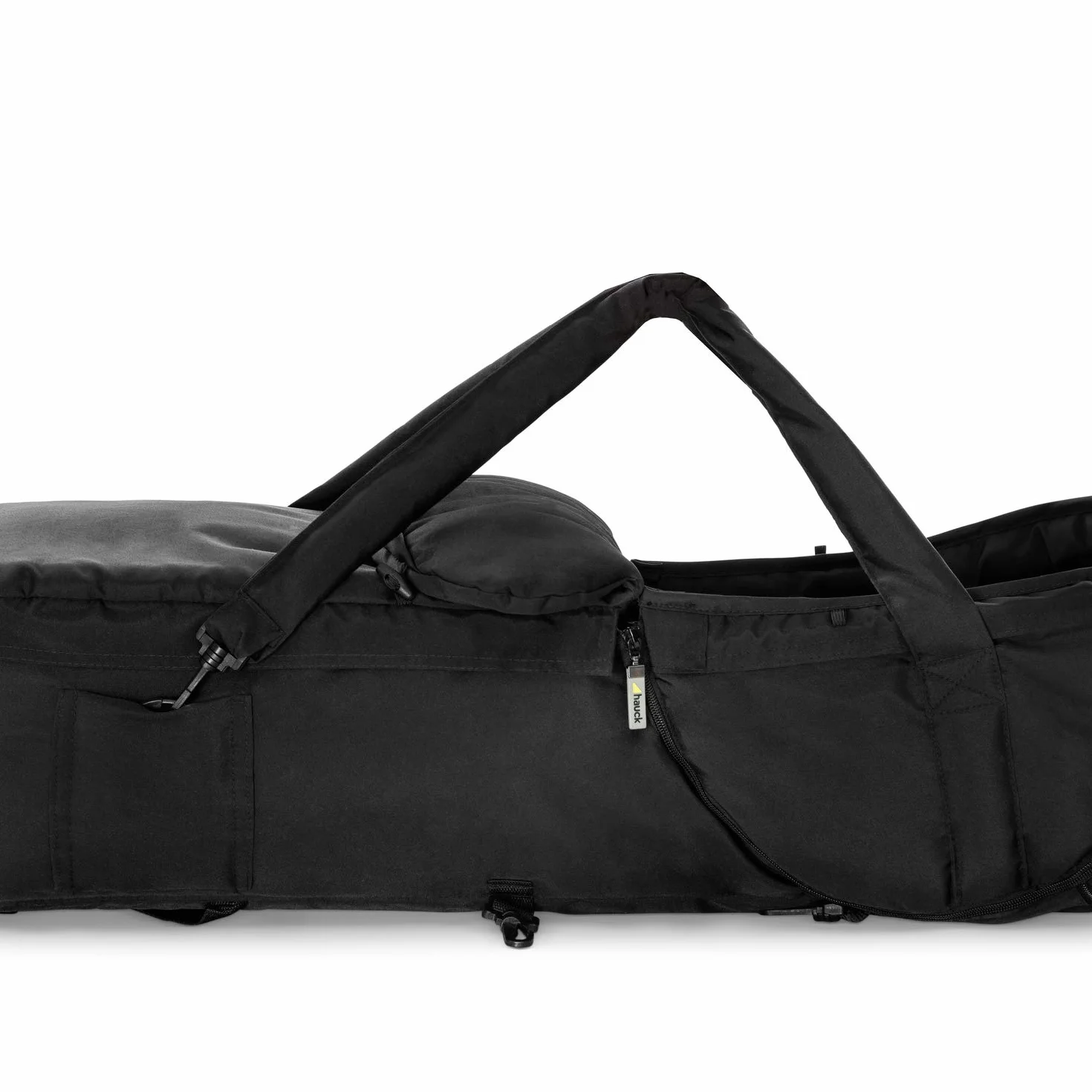 Hauck 530023 Torba do Przenoszenia 2 w 1 Przekształcana w Śpiwór, Czarny, 1 Sztuka