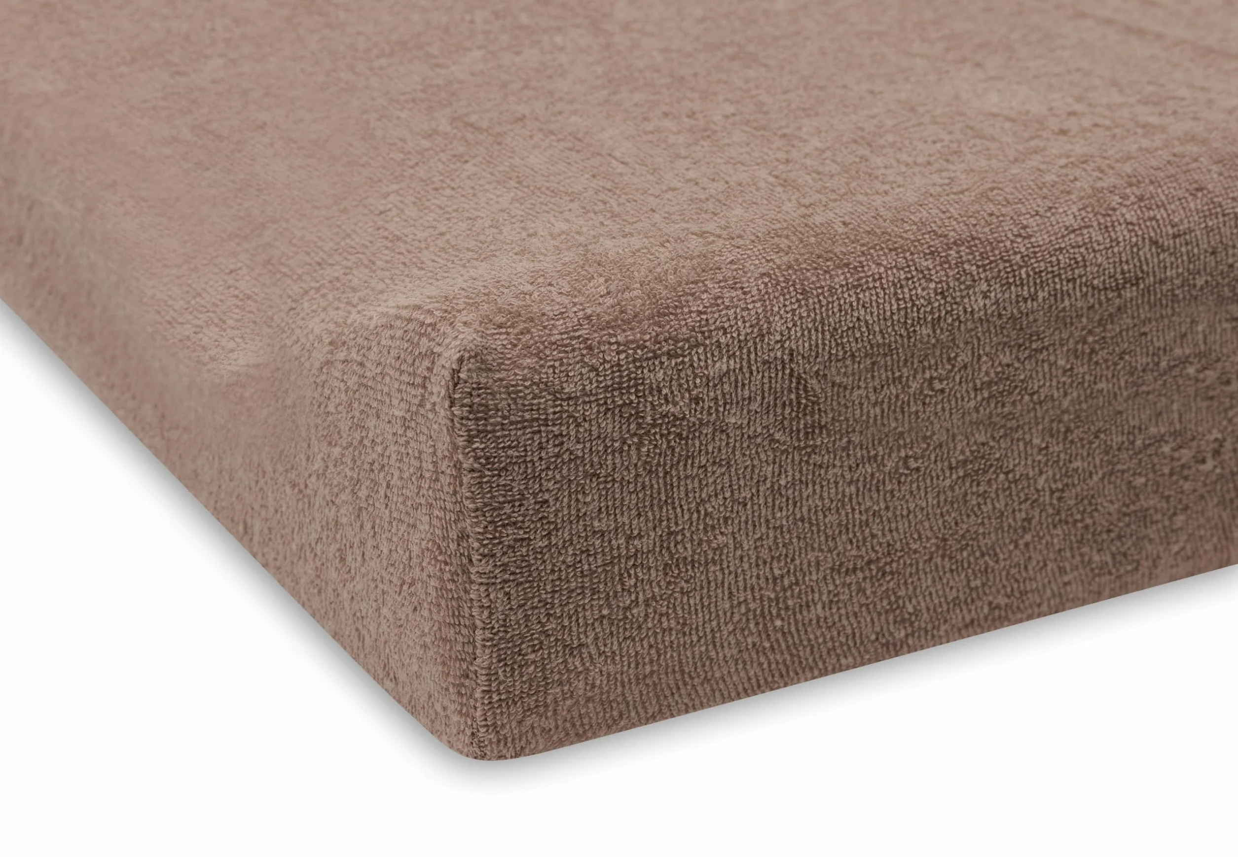Jollein Poszewka na przewijak frotte – mleczna kawa/kość słoniowa – 2 sztuki – 50 x 70 cm – 85% bawełna, 15% poliester – certyfikat Öko-Tex – poszewka na poduszkę do przewijania