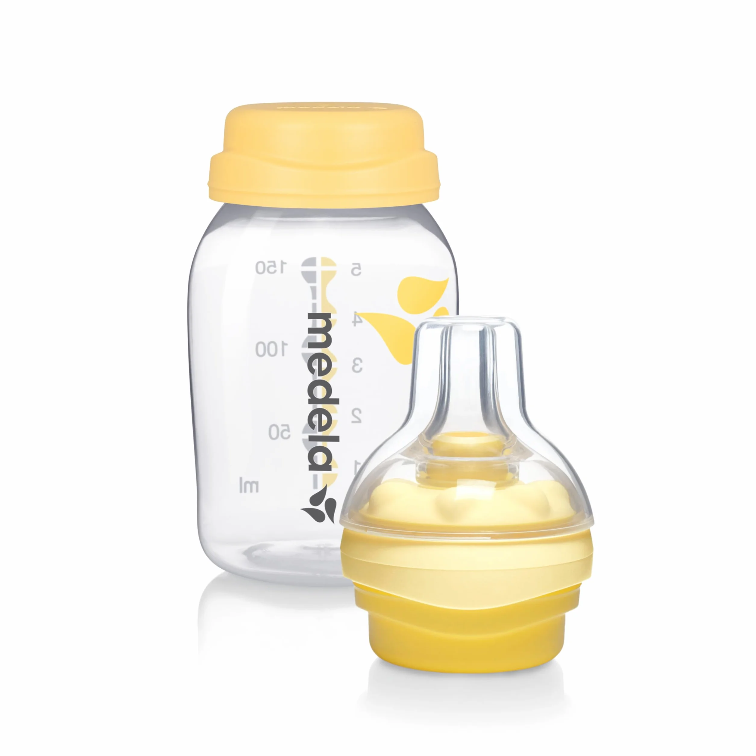 Medela 8.0482 Butelka, Przezroczysty/Żółty, 150 ml
