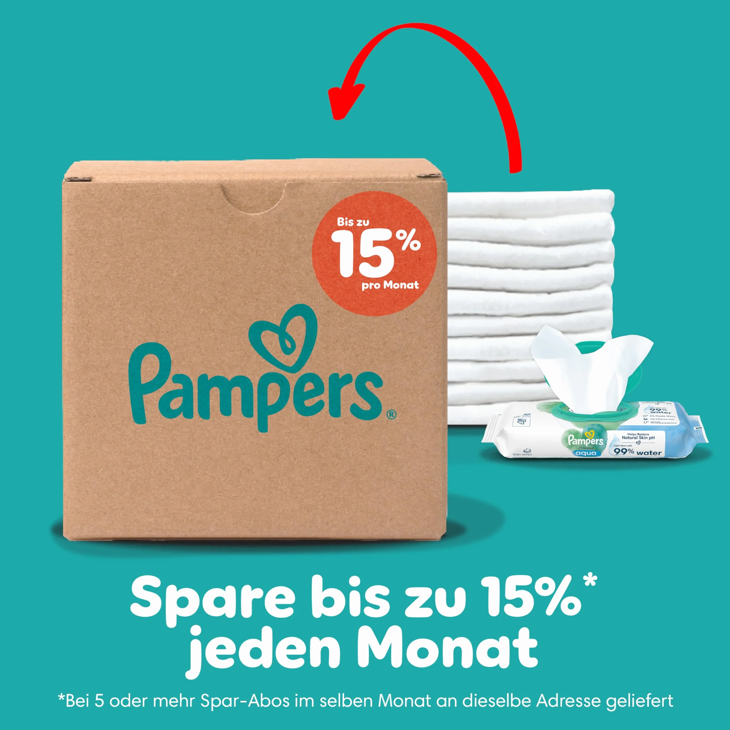 Pampers Spodnie Baby-Dry. Rozmiar 6, 138 pieluch, 14-19 kg, 360° Zabezpieczenie przed wyciekiem z kieszenią Stop & Protect na noc do 100% bez wycieków, opakowanie 1 miesiąc