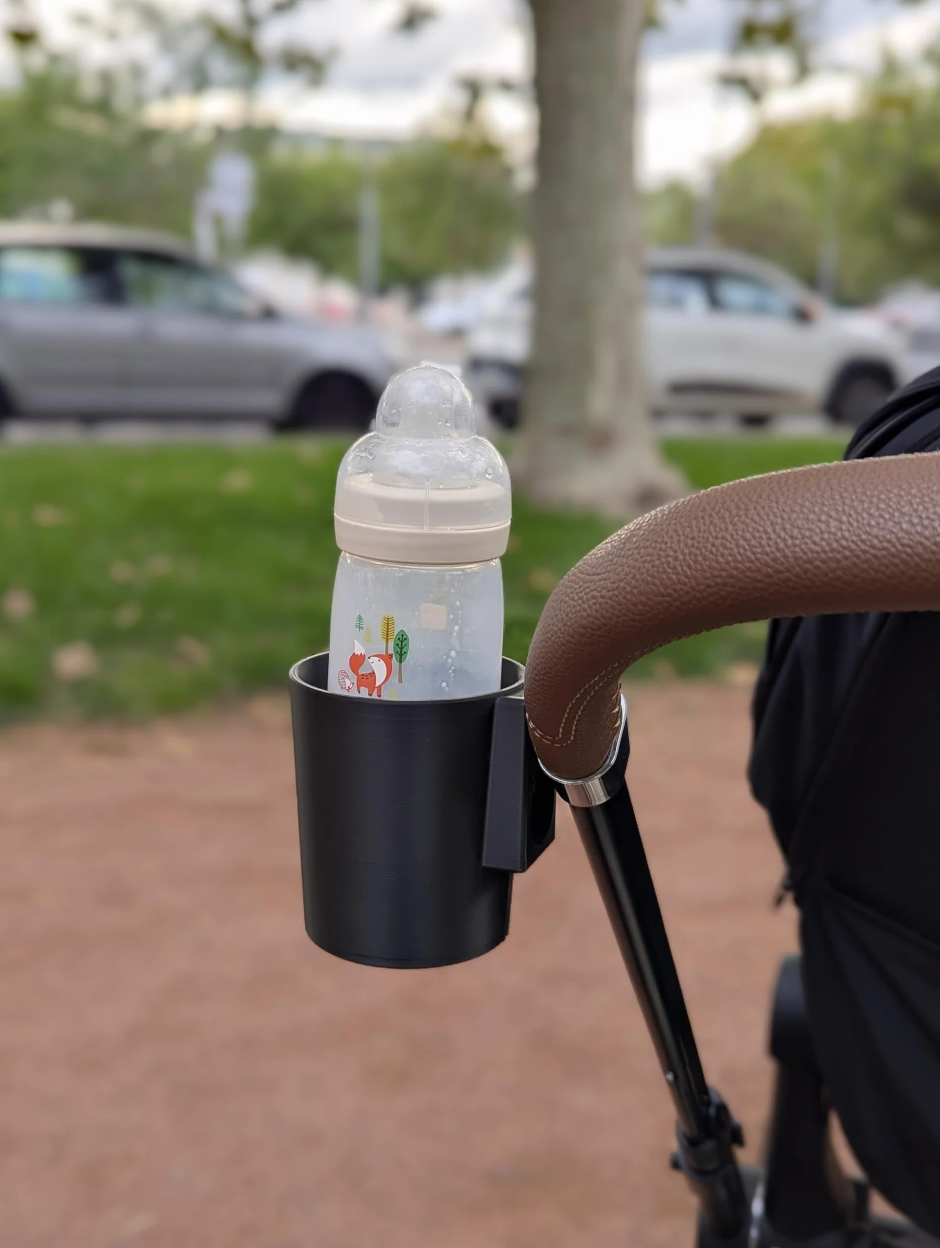 Cybex Wózek na kubek - kompatybilny z Cybex Priam, Mios, Coya, Balios, Talos, Gazelle S, Eezy S-Line, Beezy, Melio - uchwyt na butelkę / uchwyt na butelkę