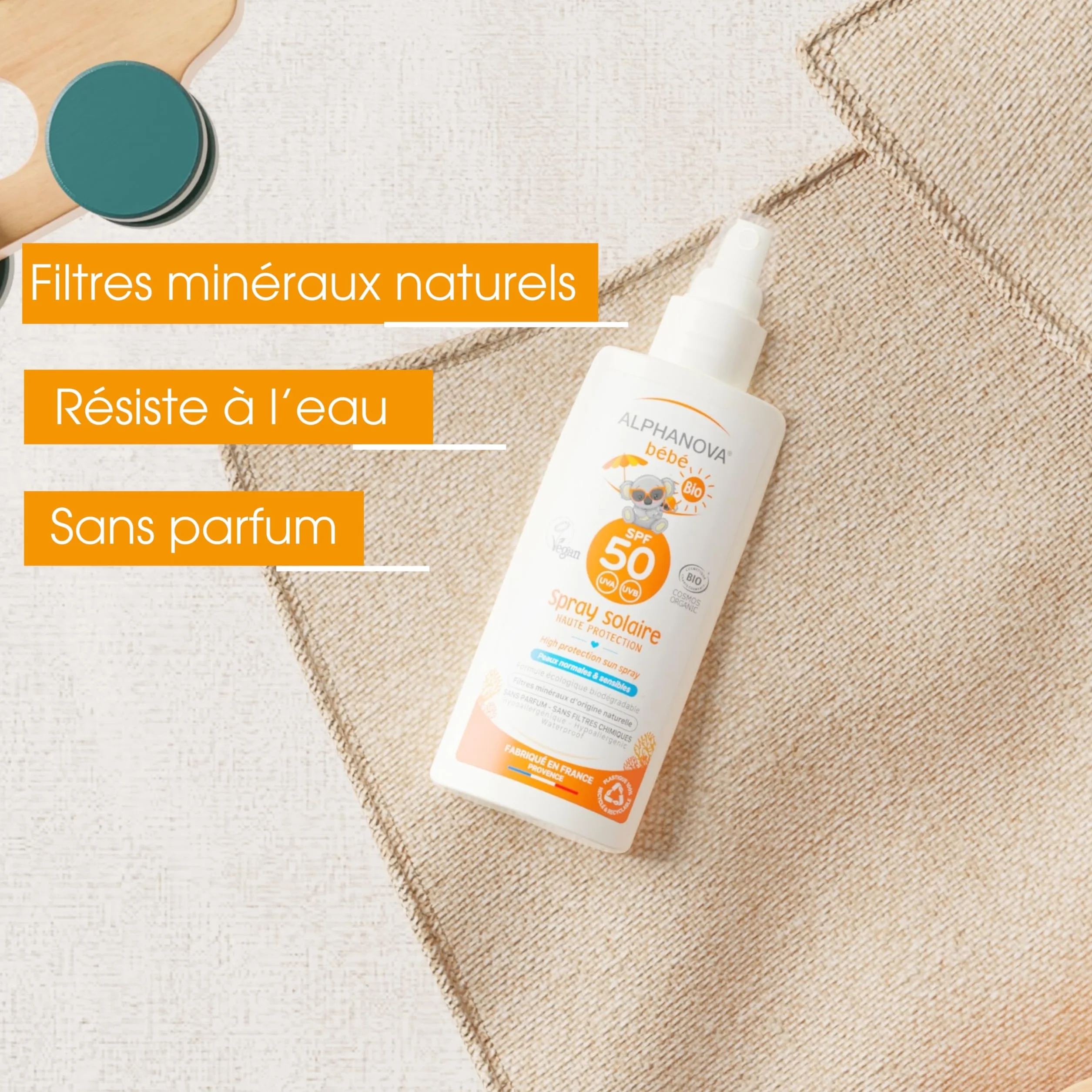 Alphanova Baby Sun Spray SPF 50 125 g
