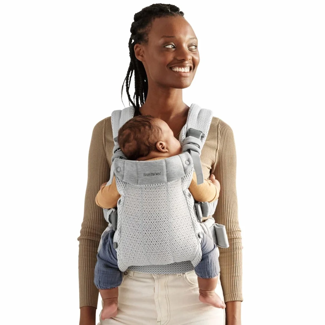 BABYBJÖRN Baby Carrier Harmony, 3D Mesh, Silver