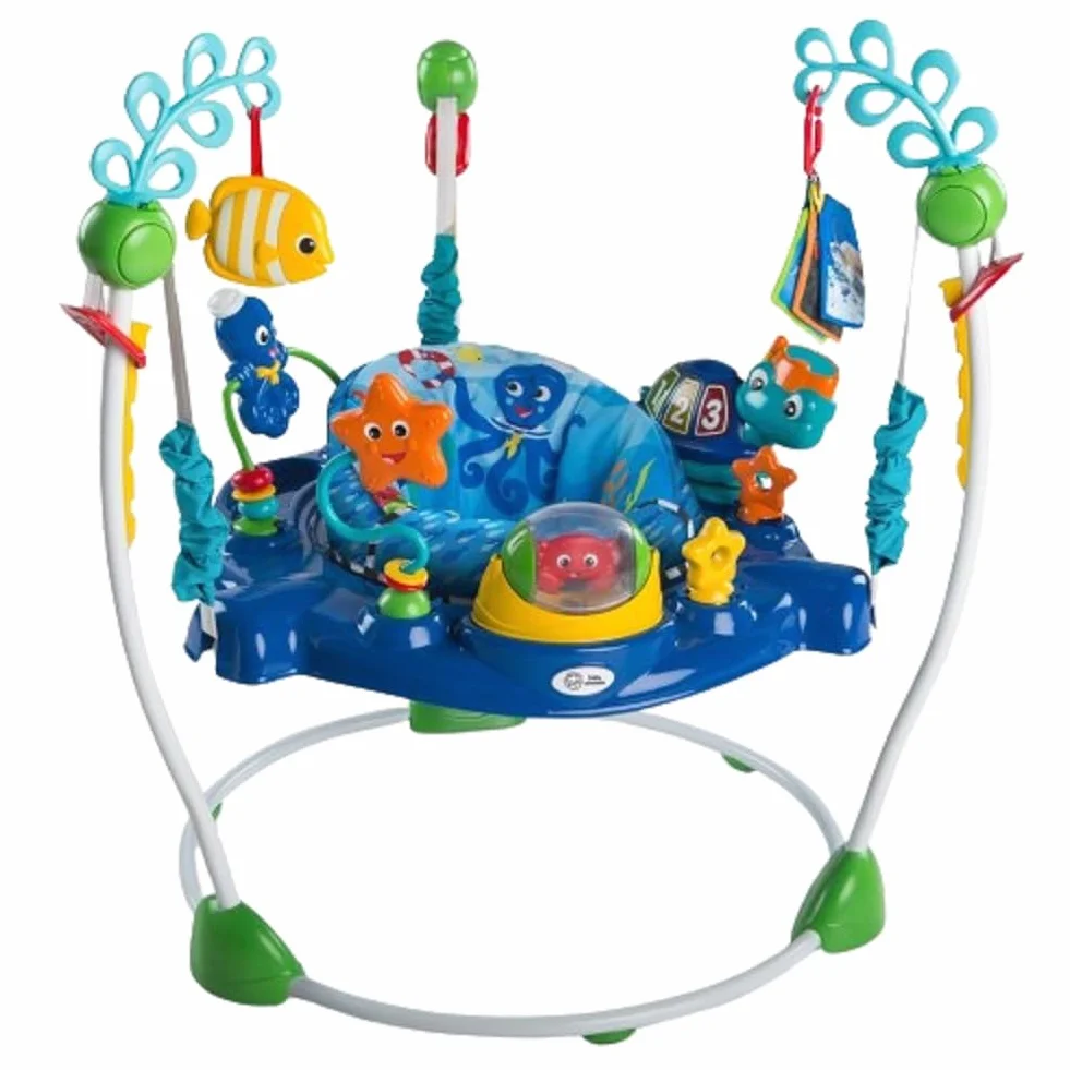 Baby Einstein 10455 Interaktywny Skoczek, Niebieski