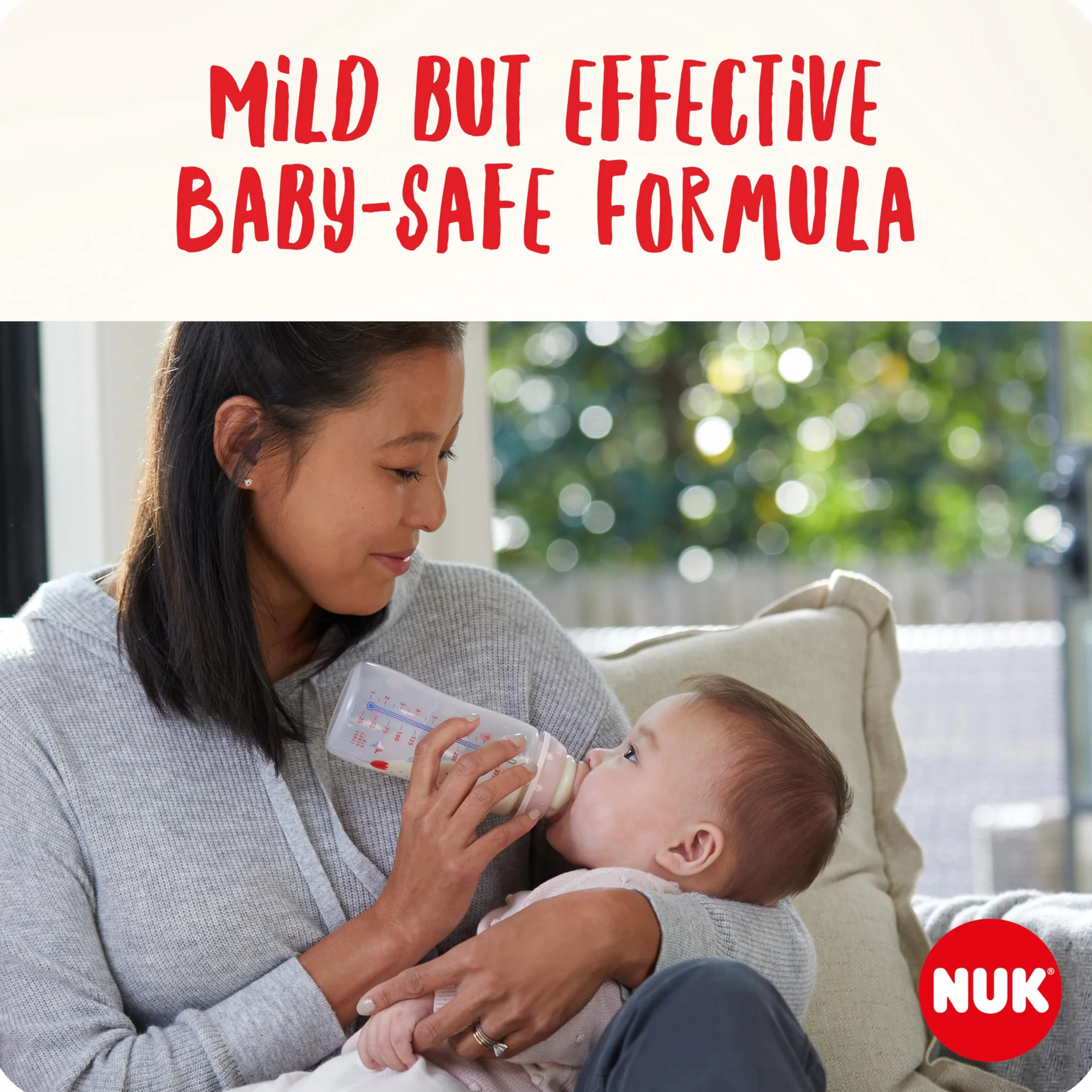 NUK Środek do mycia naczyń do butelek dla niemowląt | 500 ml | idealny do czyszczenia butelek dla niemowląt, nuklem i akcesoriów | środek czyszczący bez substancji zapachowych | neutralne pH | butelka