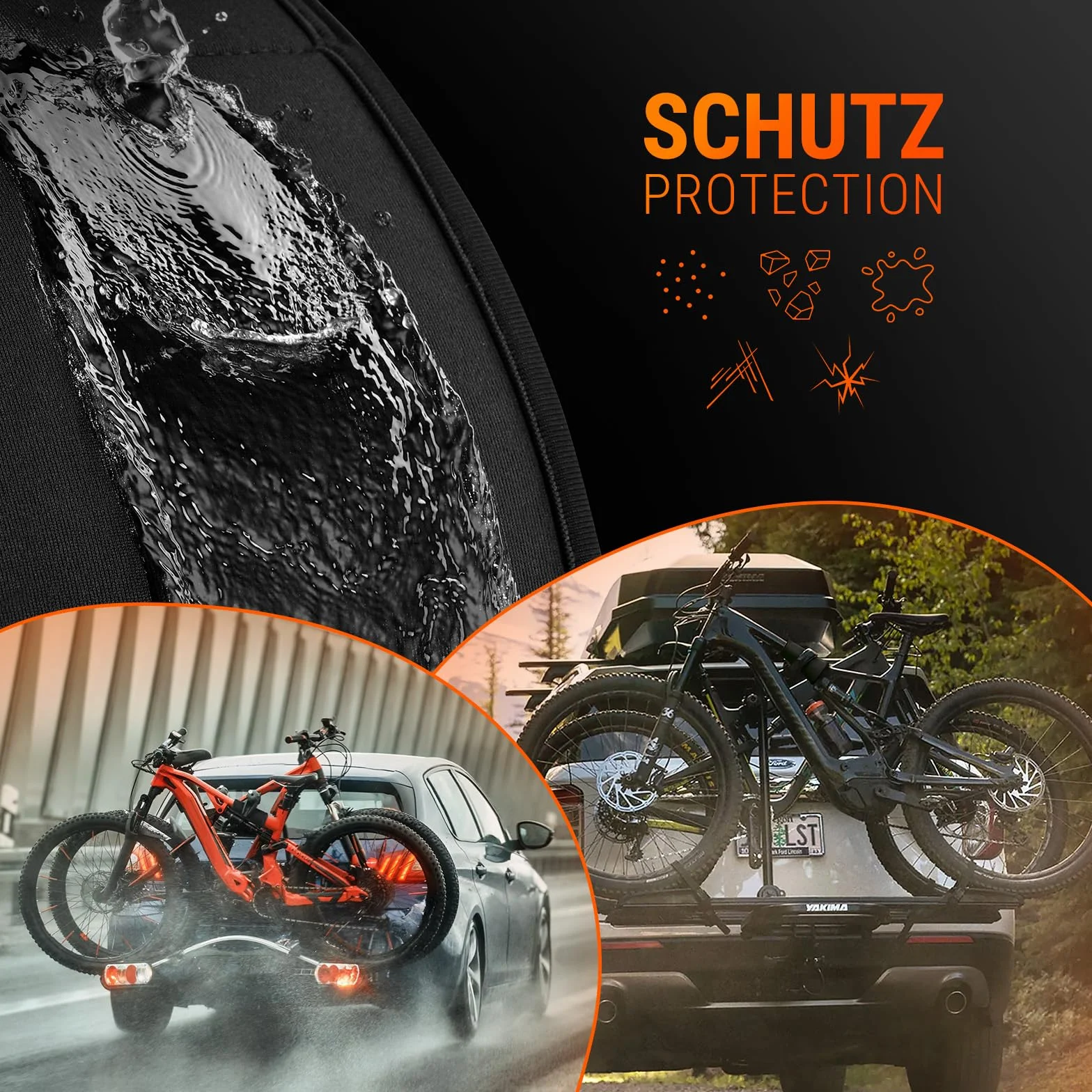 Siegvoll Ochrona Ramy Roweru w 3 Różnych Rozmiarach Ochrona Transportowa do Bagażników Rowerowych Thule Ochrona ram Karbonowych Akcesoriów Rowerowych Ochrona Przed Zarysowaniami