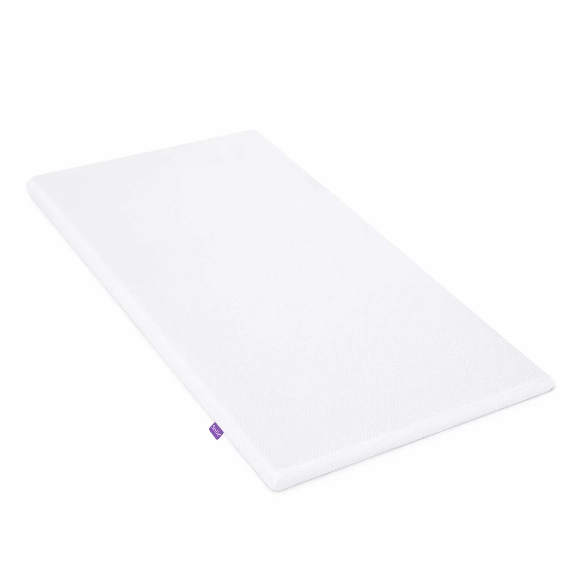 Snuz Materac do łóżeczka dziecięcego Pod 4 – 40 cm x 75,5 cm – materac piankowy premium z osłoną z siatki 3D oferuje zalecane przez ekspertów wsparcie dla noworodków, biały