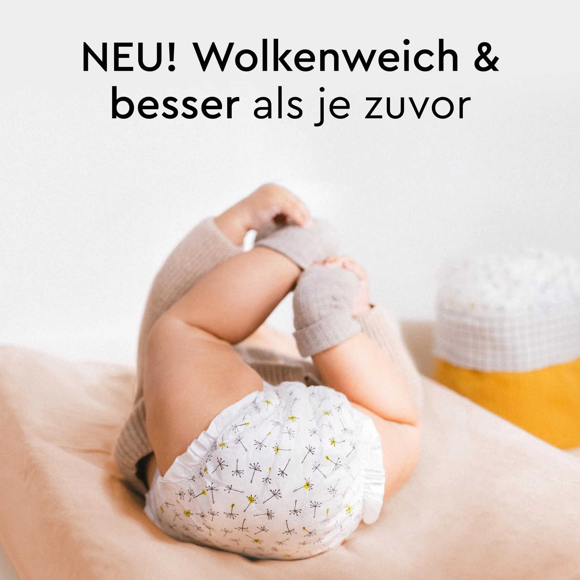 LILLYDOO Przyjazne dla skóry pieluchy dla niemowląt – rozmiar 3 (6-10 kg), 29 sztuk, bezpieczna ochrona przed wyciekiem, miękkie, bez perfum, bez balsamów i barwników do skóry wrażliwej, testowane