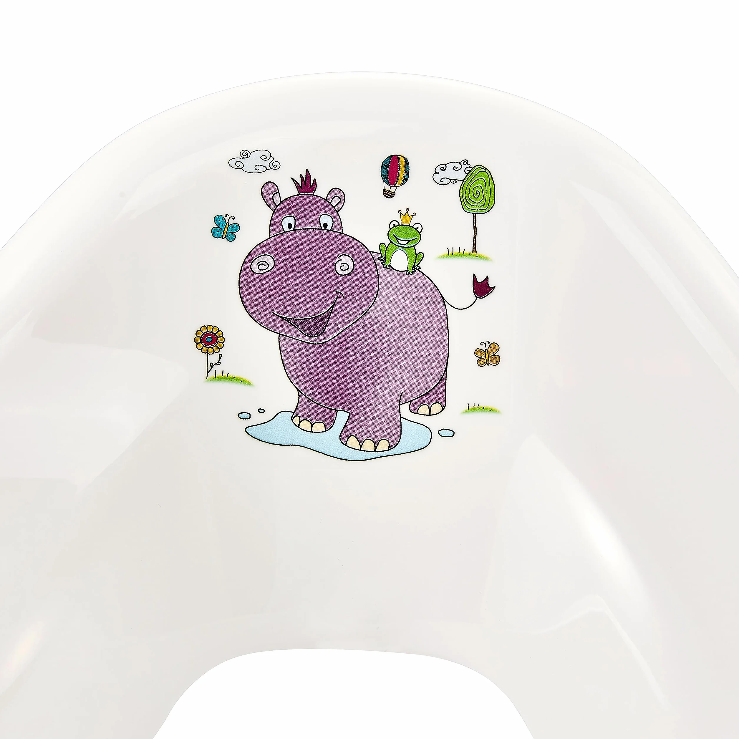 keeeper Hippo Kinder-Toilettensitz, Ab ca. 18 Monate bis ca. 4 Jahre, Anti-Rutsch-Funktion, Ewa, Weiß