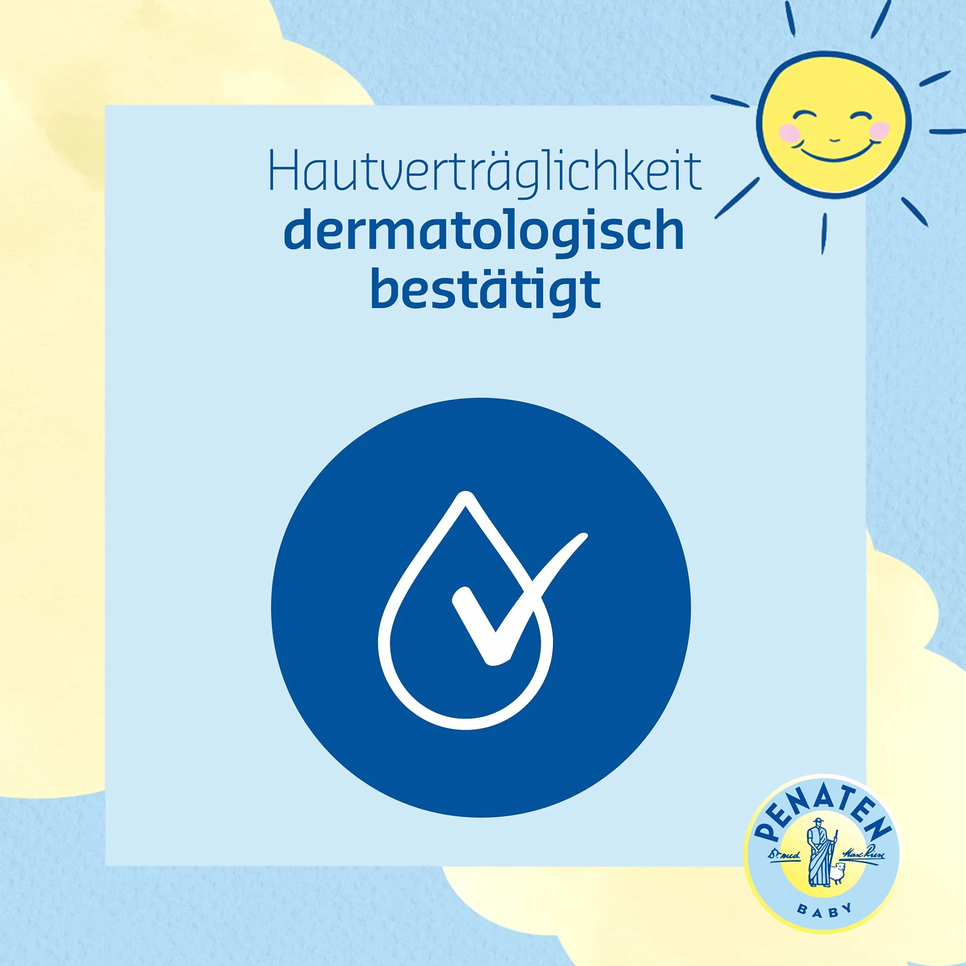 PENATEN Balsam pielęgnacyjny 400 ml, delikatny i szybko wchłaniający się balsam do ciała dla niemowląt w butelce nadającej się do recyklingu, zapewnia skórze ważne nawilżenie i przyjemne uczucie na