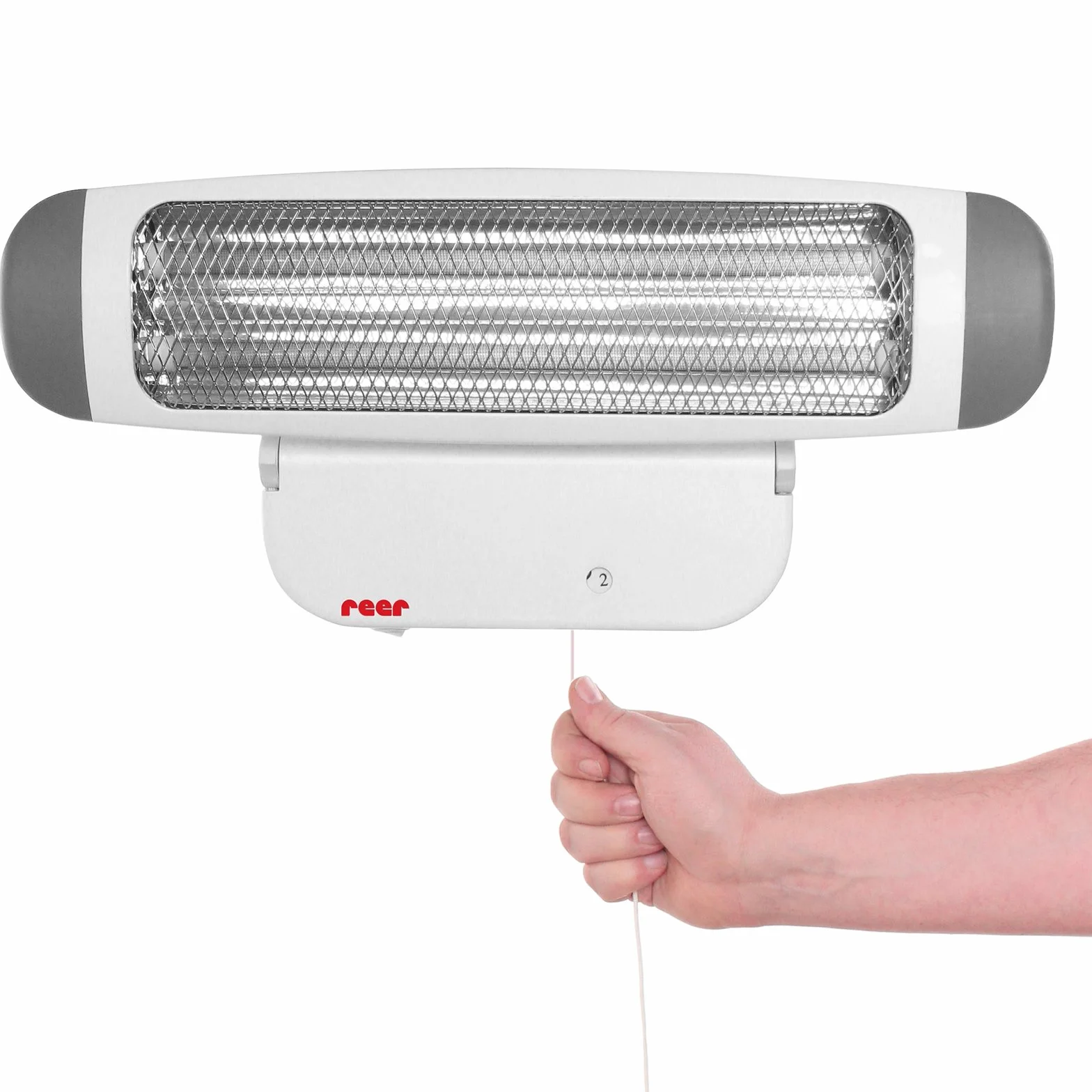 Reer 1926 Lampa z Grzejnikiem do Przewijania, Biały, 2 Tryby