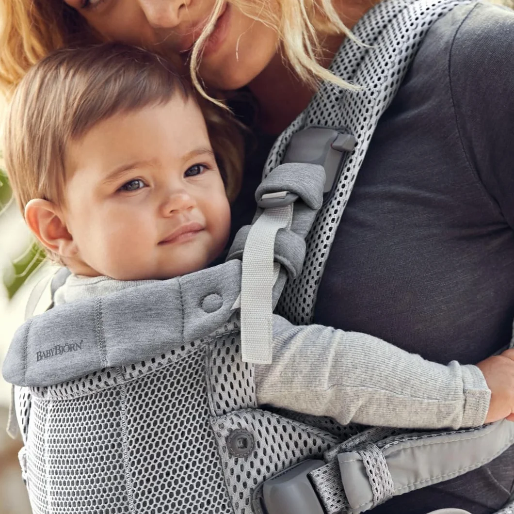 BABYBJÖRN Baby Carrier Harmony, 3D Mesh, Silver