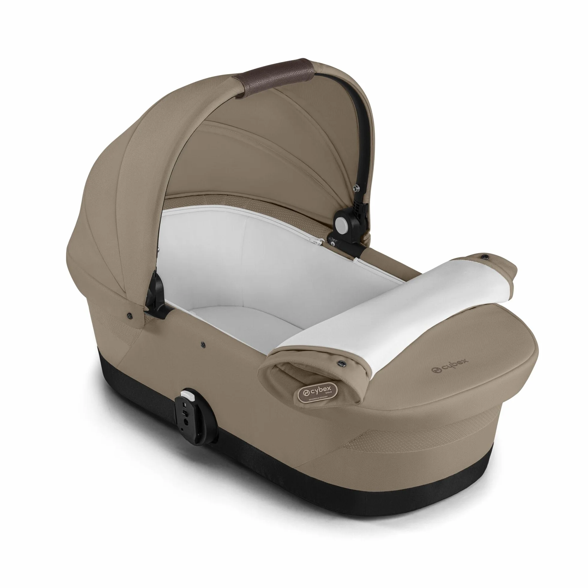 CYBEX Gold Gondola do łóżeczka GAZELLE S, Od urodzenia do ok. 6 miesięcy (max. 9 kg), Dla CYBEX Gazelle S i e-Gazelle S, Almond Beige