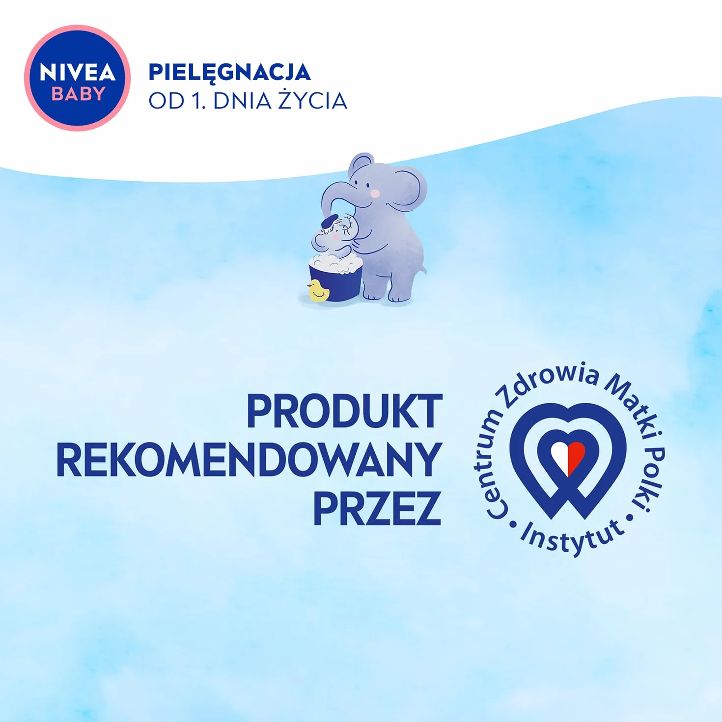 NIVEA BABY Żel 2w1 do Mycia Ciała i Włosów, 500 ml z Pompką