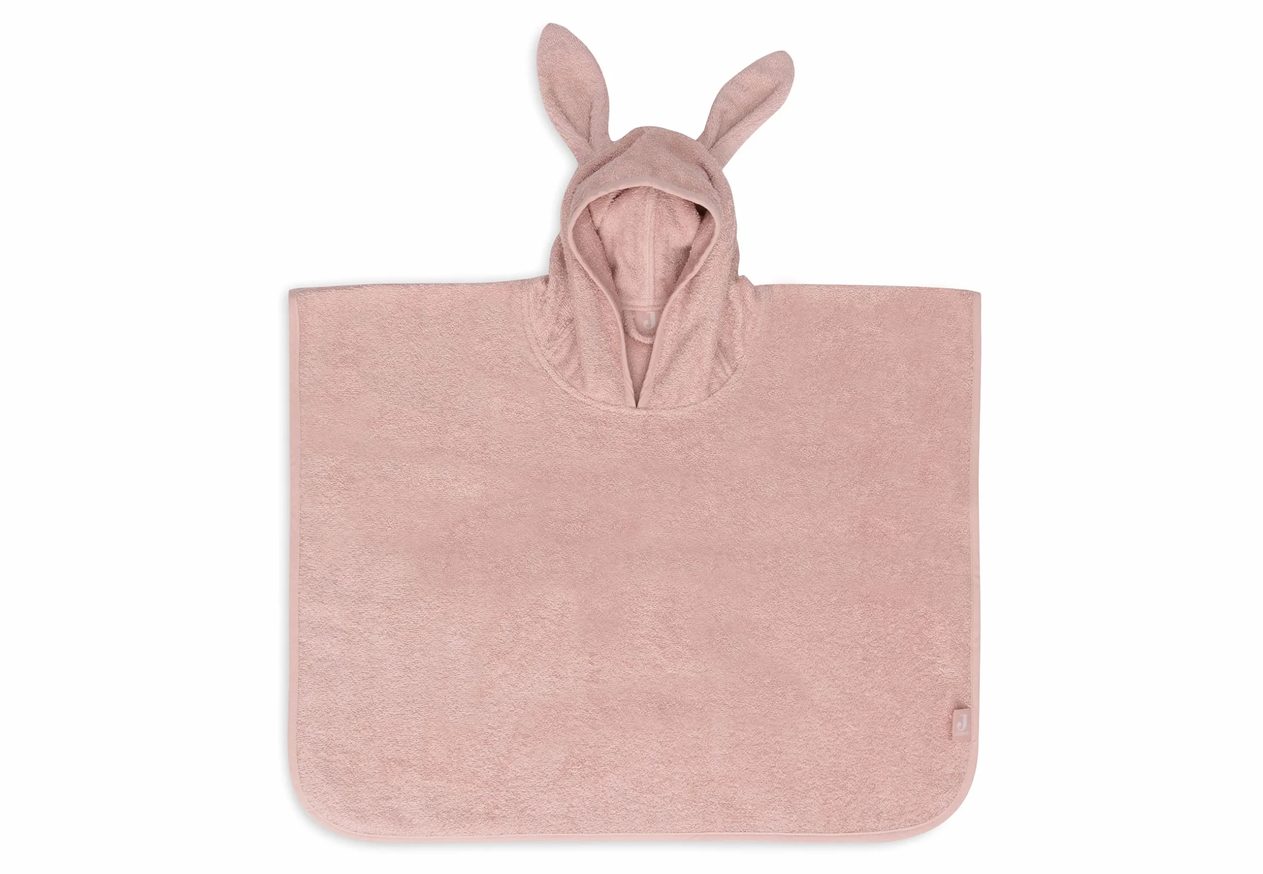 Jollein Ponczo kąpielowe dla dzieci w wieku 1-4 lat, Terry, Wild Rose, 100% bawełna, frotte, certyfikat Öko-Tex, z kapturem i uszami, ponczo kąpielowe dla dziewcząt i chłopców