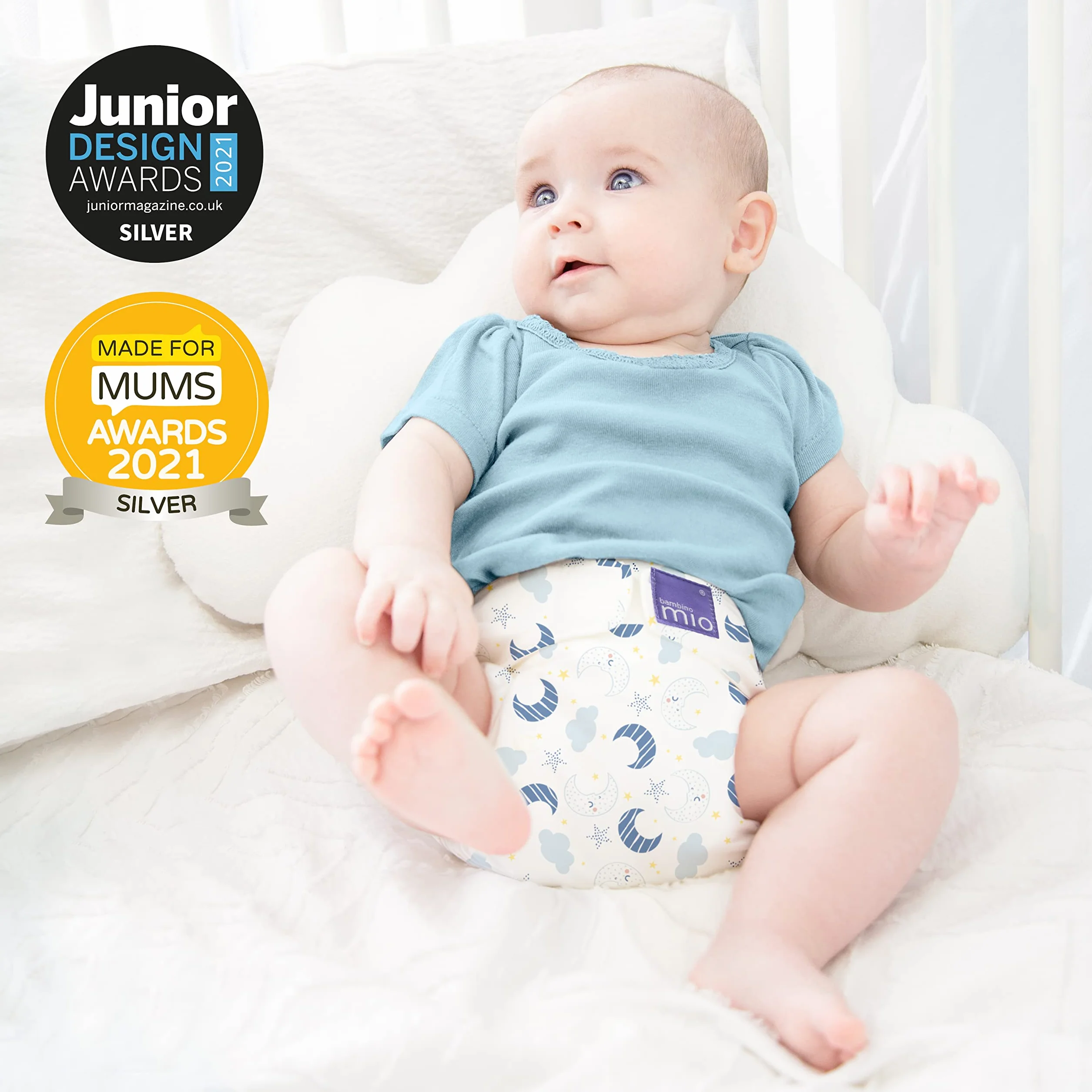 Bambino Mio, mioduo wielorazowy otulacz do pieluszek, łagodny olbrzym, rozmiar 1 (<9kg)