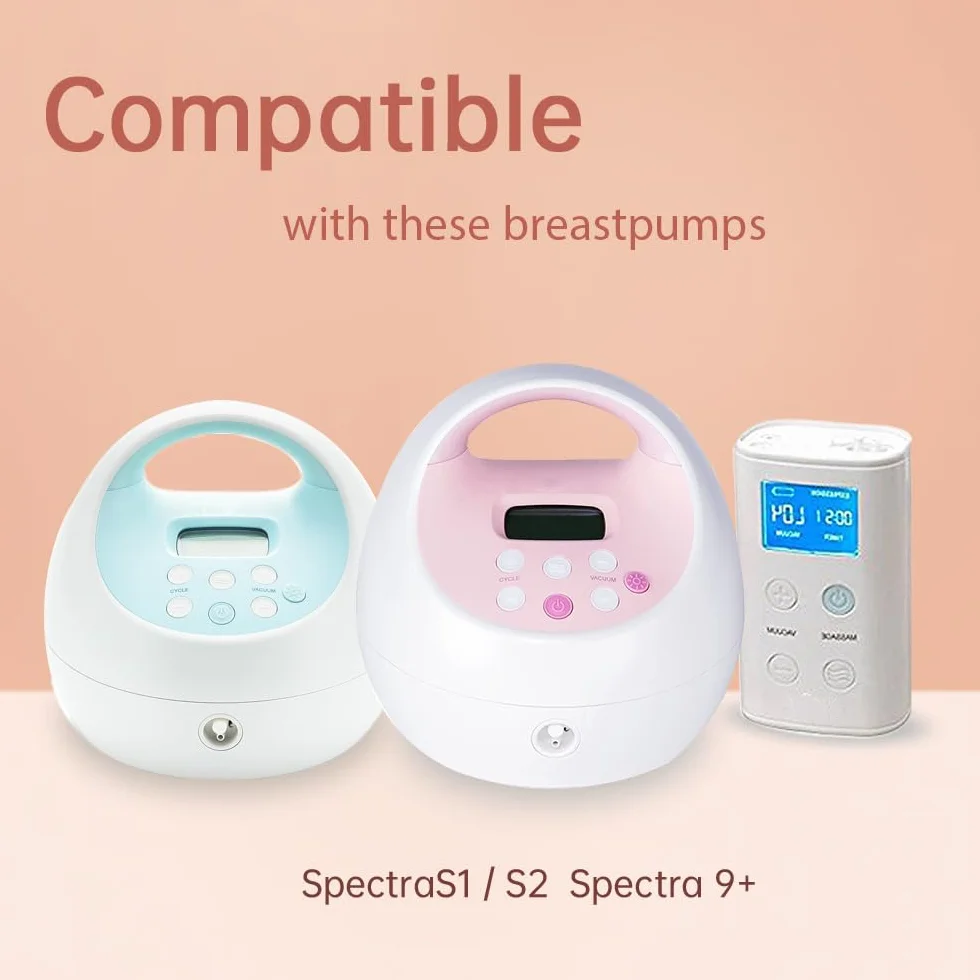 PumpMom-us Części laktatora do Spectra, wymień zawory kaczy dziób, membrana ochronna do laktatorów Spectra S1 S2 9 Plus