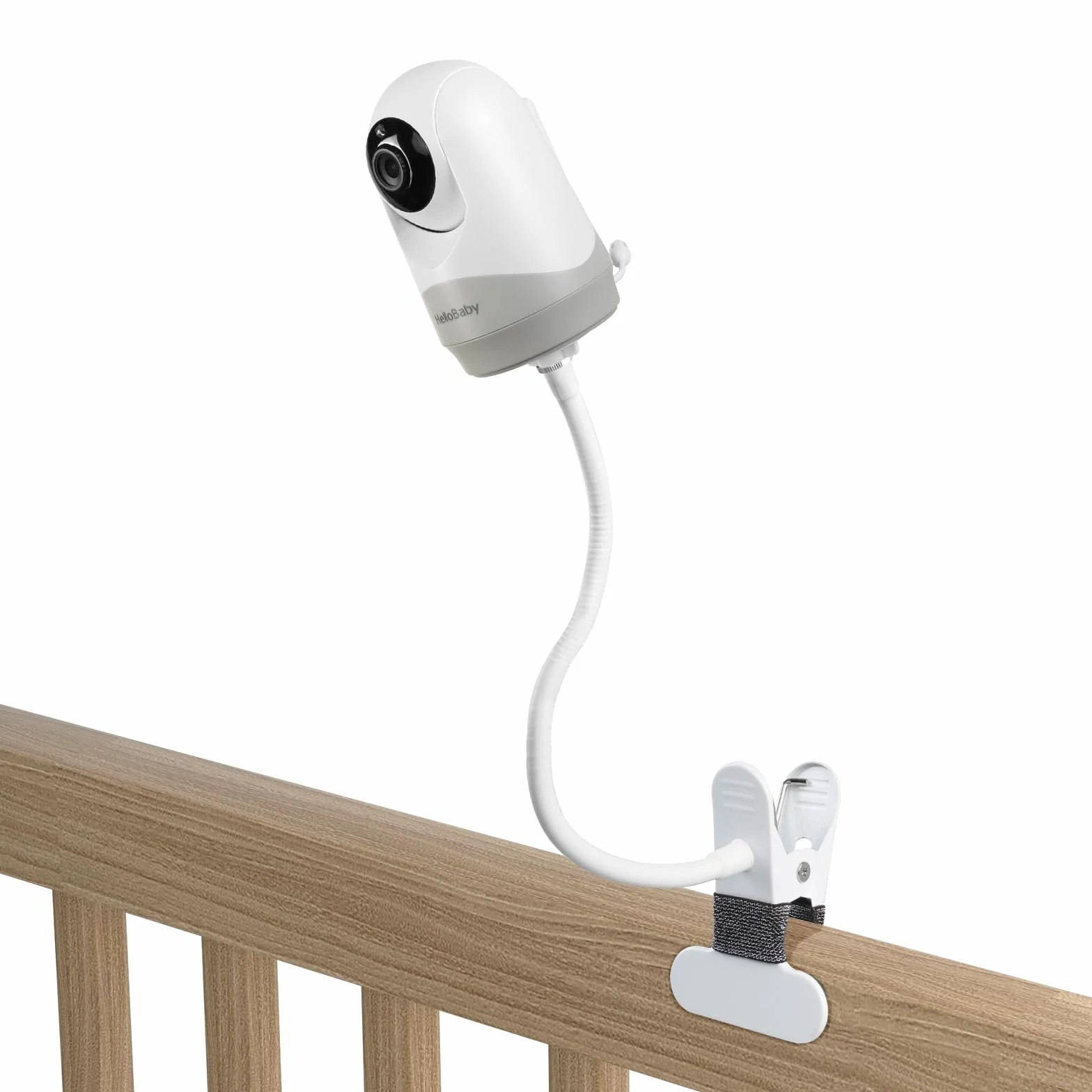 Uchwyt na monitor wideo Hello Baby, elastyczny uchwyt na kamerę dla niemowląt, stojak na kamerę dla niemowląt, do łóżeczka dziecięcego, kompatybilny z monitorem niemowlęcym HelloBaby