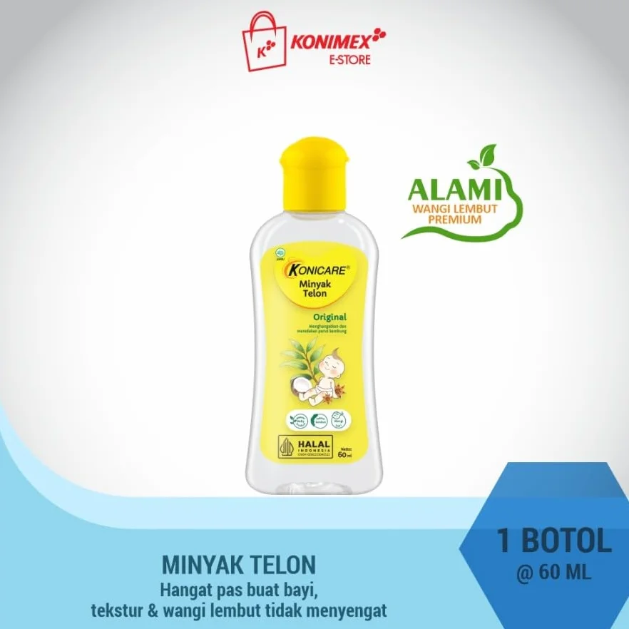 Konicare, Minyak Telon, 60 ml (1 opakowanie)