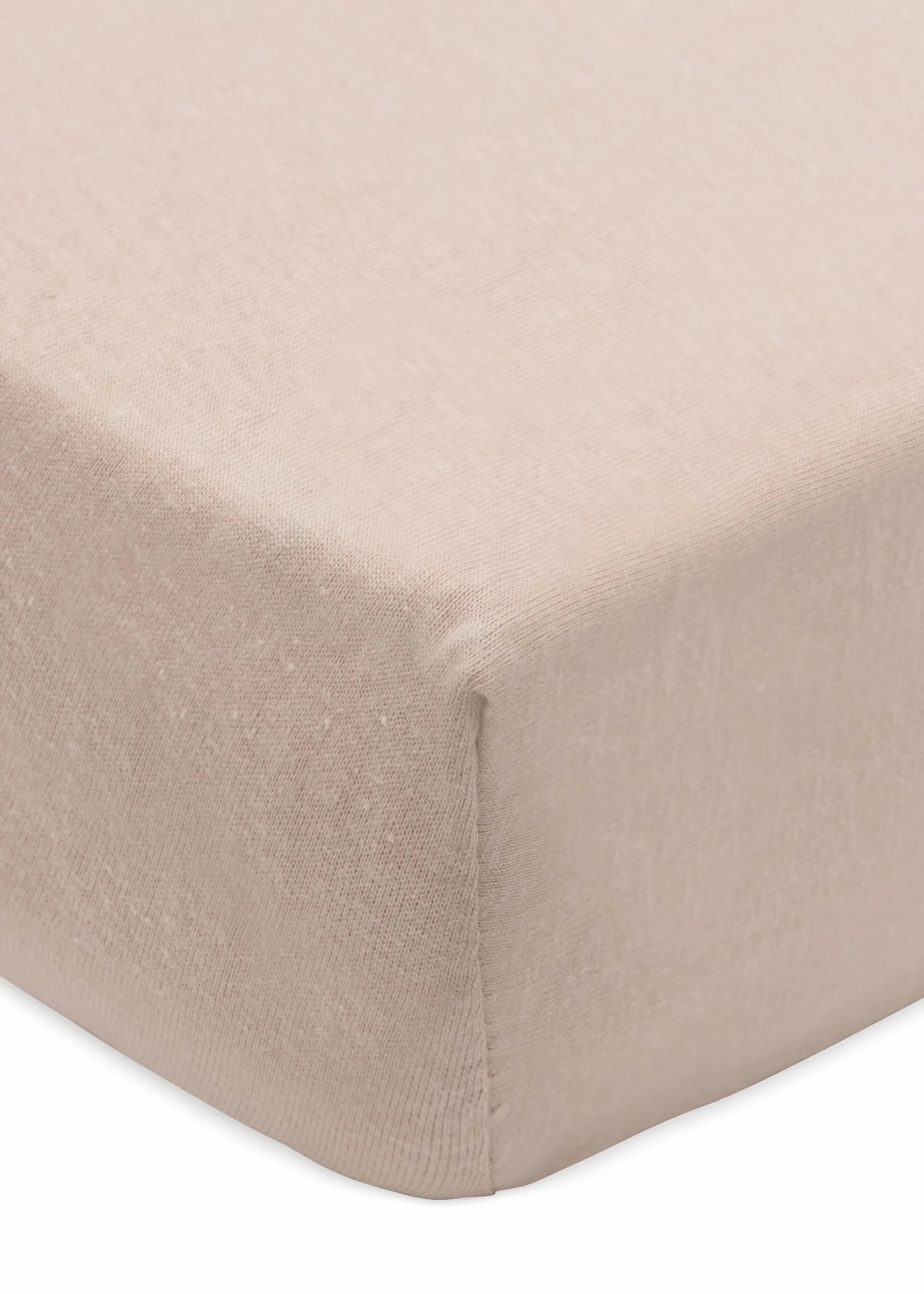 Jollein Prześcieradło z gumką z dżerseju, do ważenia, Wild Rose/Biscuit, 2 sztuki, 40/50 x 80/90 cm, 100% bawełna, certyfikat Öko-TEX
