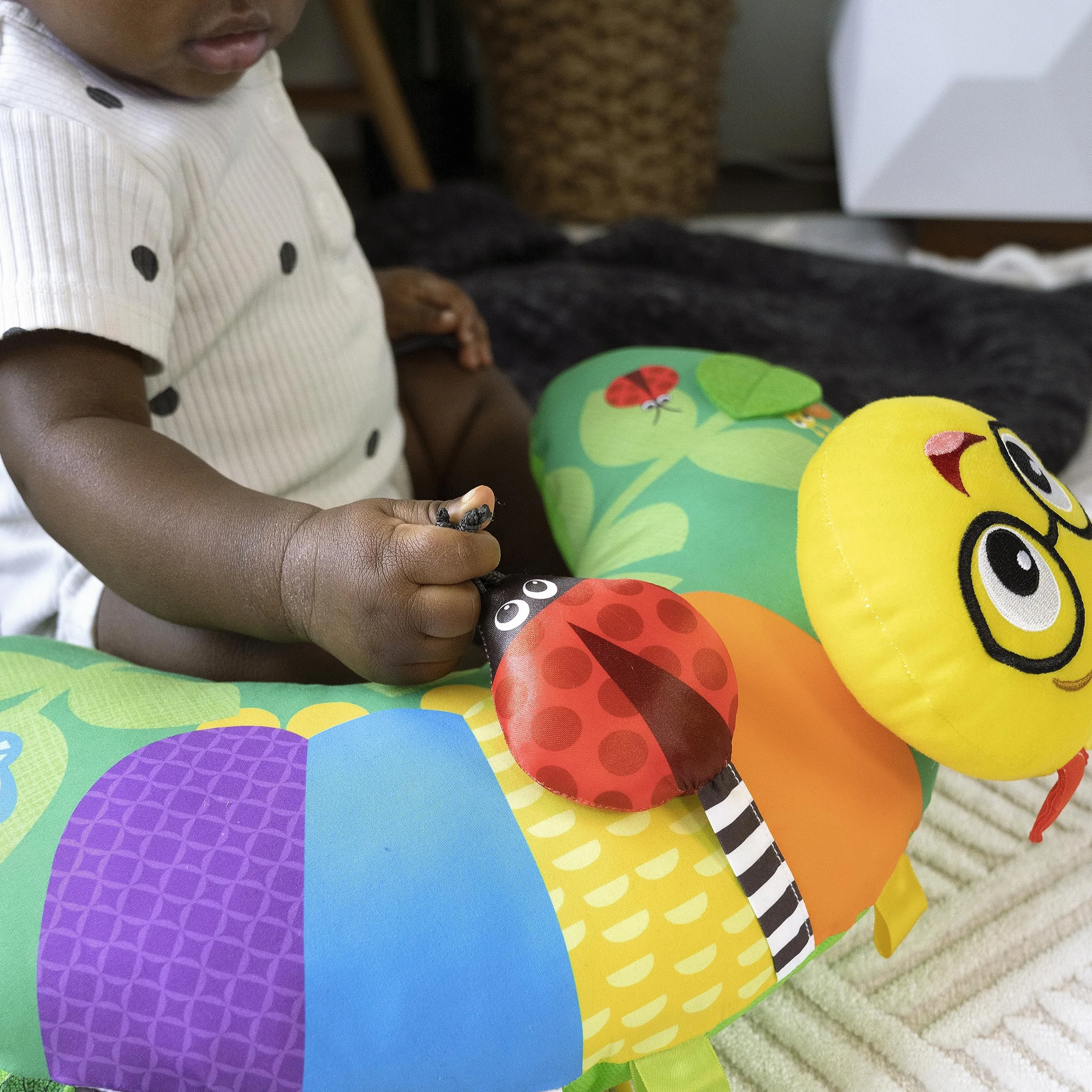 Baby Einstein, Cal-a-Pillow poduszka do aktywności na brzuchu, multisensoryczna, od 0+ miesięcy