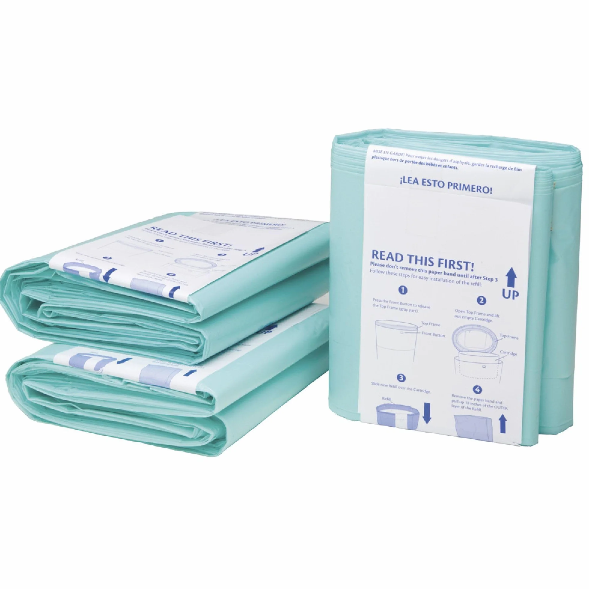 Korbell T-KOR-250DR3B Wkłady do Pojemników na Pieluchy, 16 l
