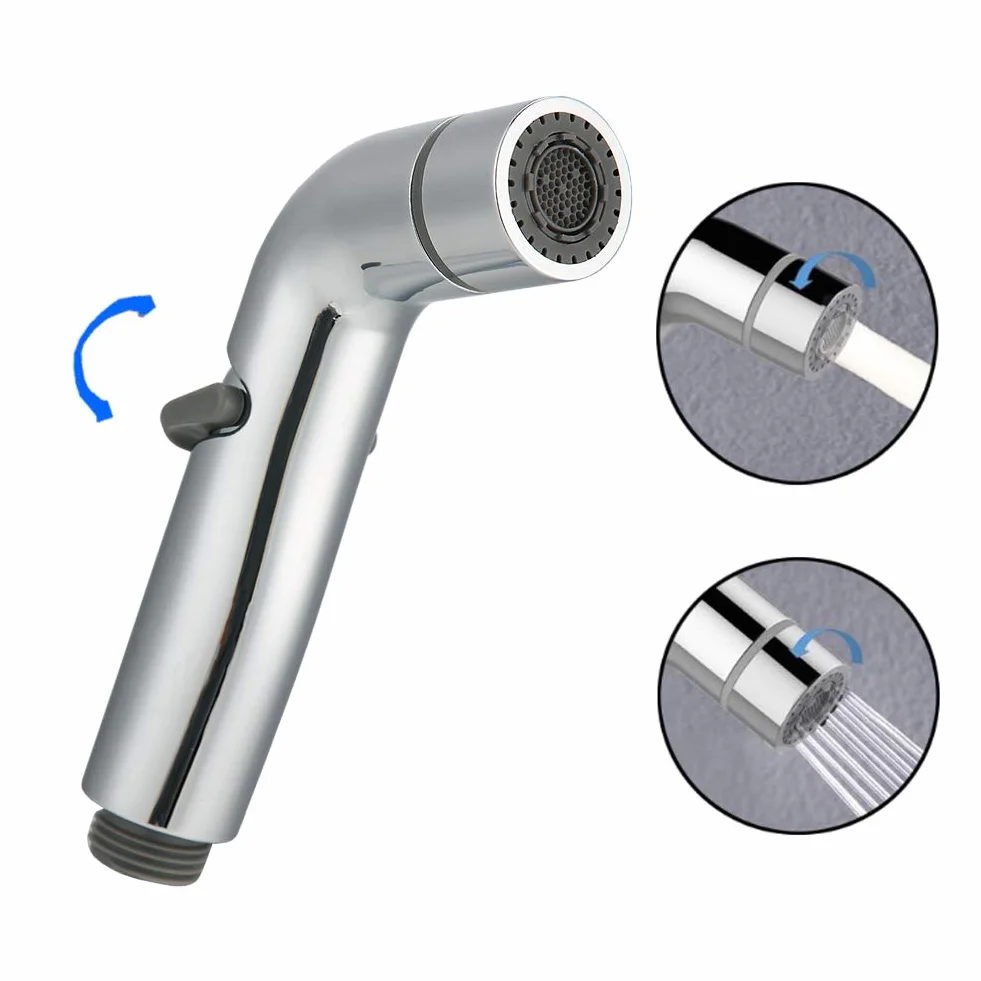 Handheld Shattaf Bidet Sprayer, Galvanik Handheld verstellbar Bidet Sprayer Toilette Bidet Spray Düse Stoffwindel Sprayer Badezimmerzubehör