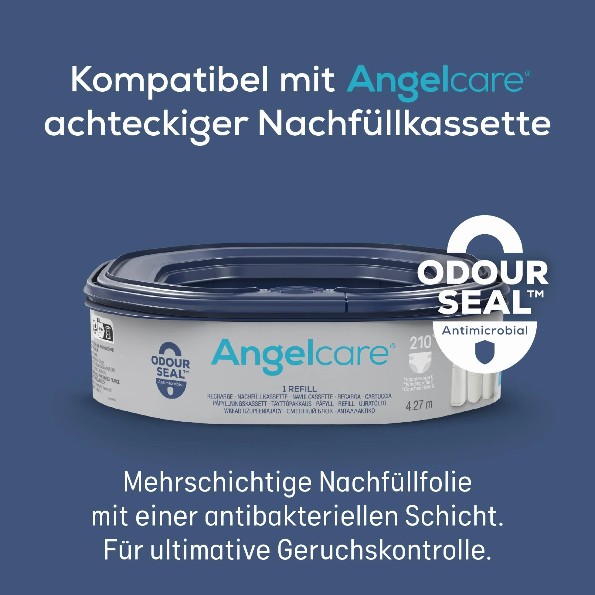 Angelcare 2380 Kosz, Biały, XL