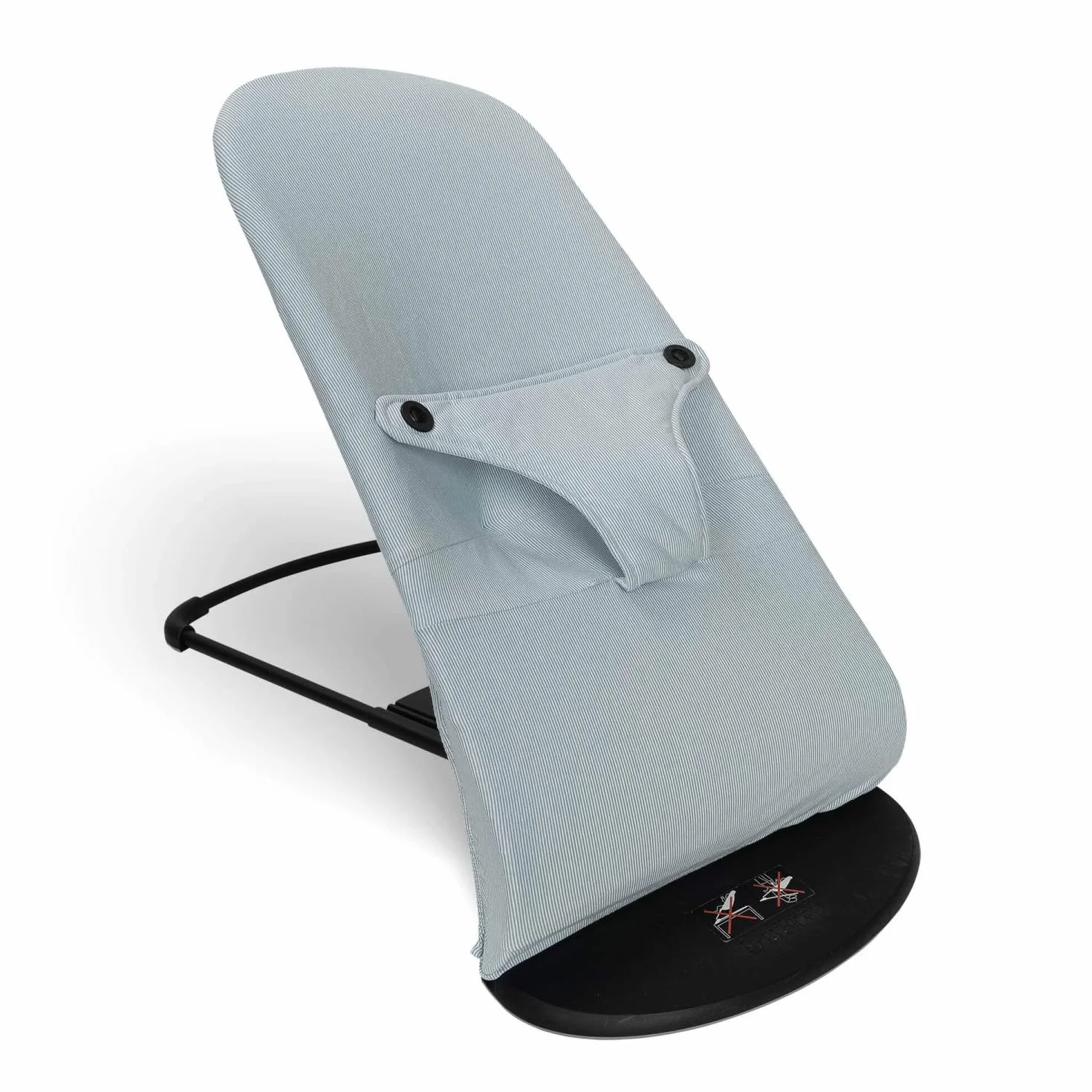 Hipoalergiczny, hipermiękki i oddychający pokrowiec bawełniany do hamaka BabyBjörn® Balance, Soft i Bliss (Basic Aquamarine Rayit)