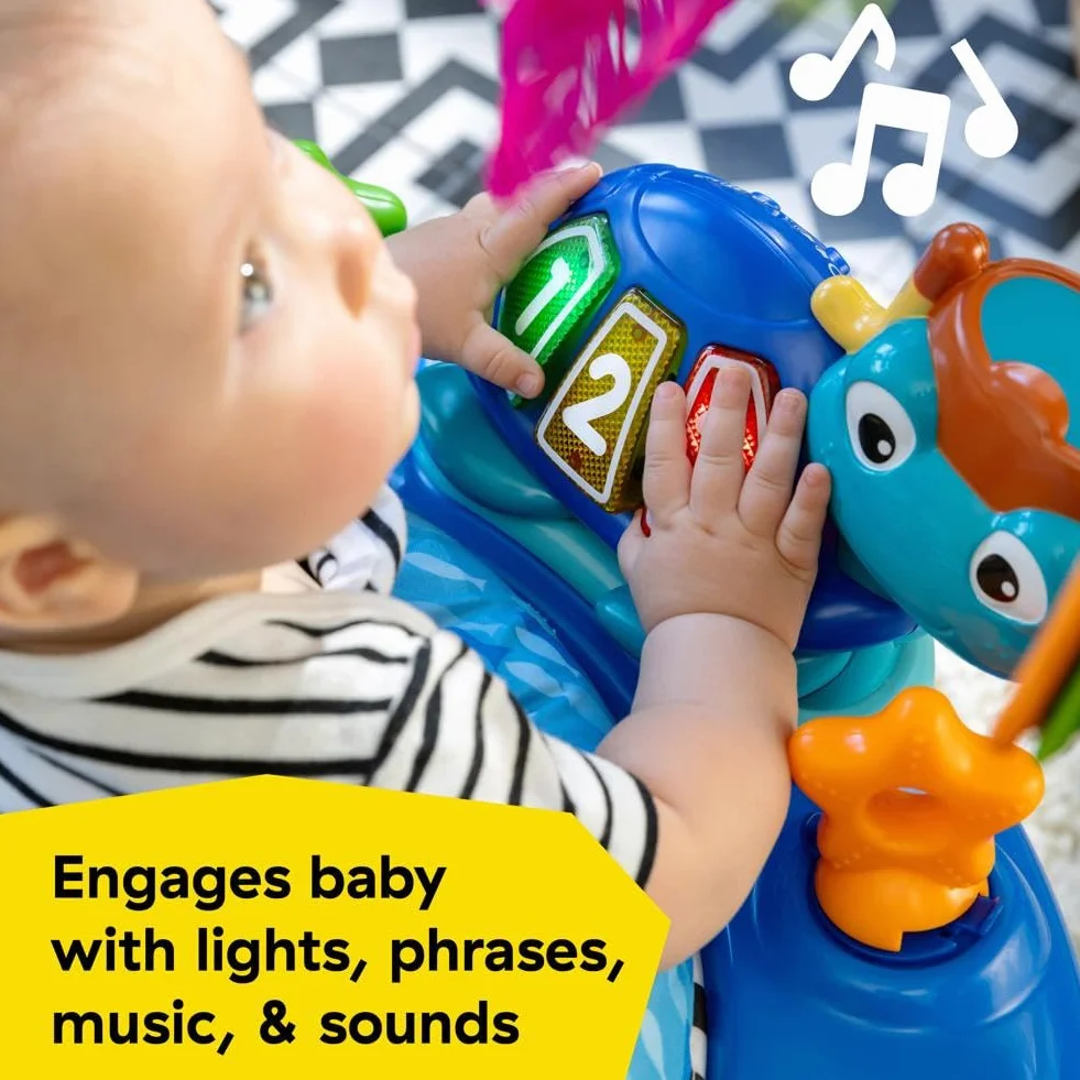 Baby Einstein 10455 Interaktywny Skoczek, Niebieski