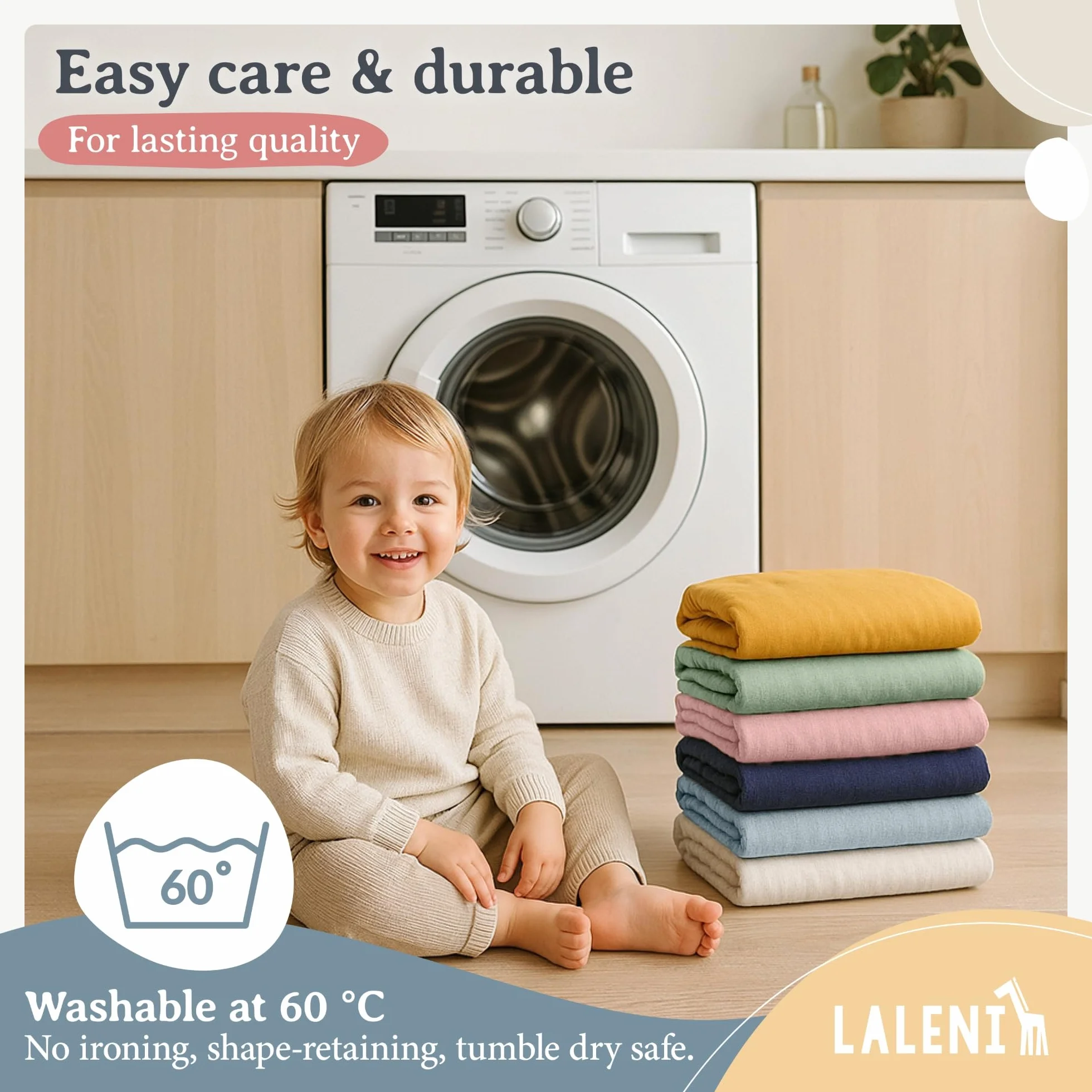 Laleni Jersey Prześcieradło z gumką 70x140 cm (zestaw 2 szt.) do łóżeczka dziecięcego - Certyfikowane przez OEKO-TEX - 100% bawełny - W kolorze szarym