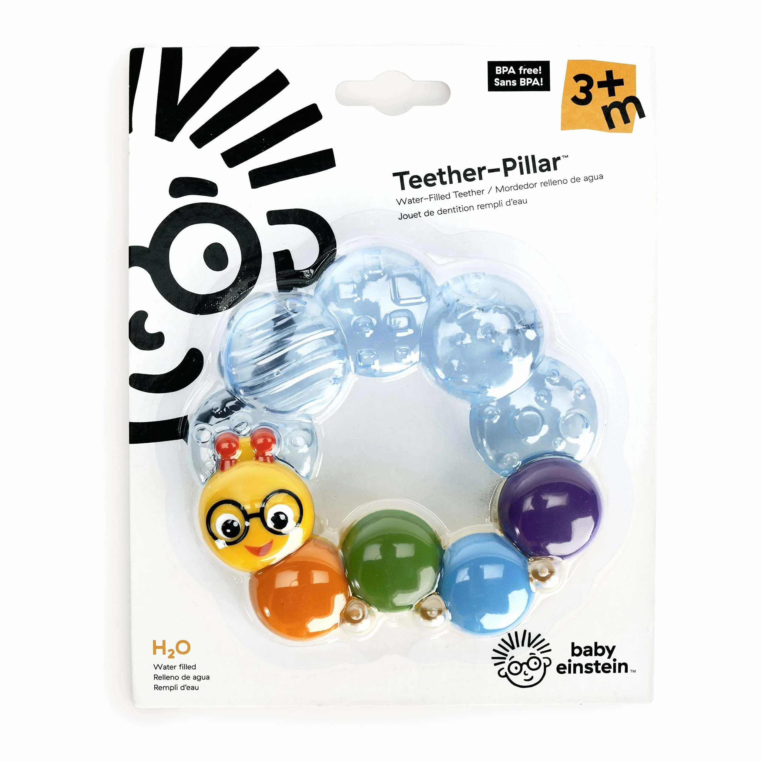 Baby Einstein Zabawka do ząbkowania z grzechotką i chłodzeniem dla dzieci od 3 miesiąca