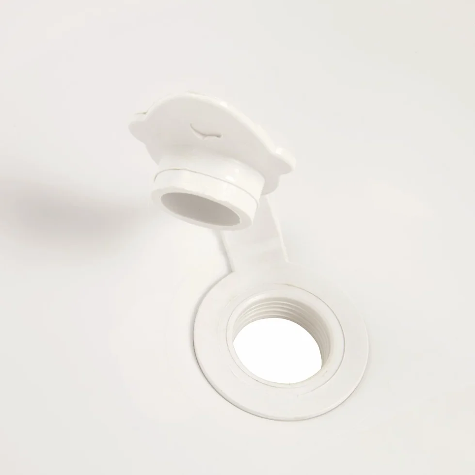 keeeper Ergonomiczna wanienka Hippo dla niemowląt z korkiem, od 0 do ok. 12 miesięcy, 84 cm, Maria, Biała