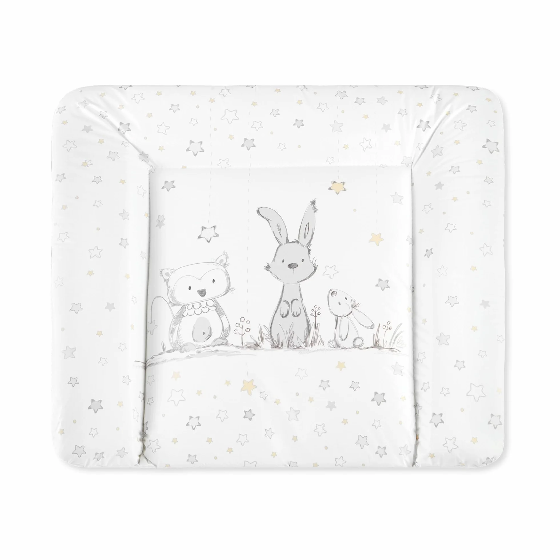 Julius Zöllner® Mata do przewijania Softy 65 x 75 cm – miękka podkładka do przewijania – folia wodoodporna i zmywalna – Made in Germany – Oeko-Tex Standard 100 – Sternfreunde