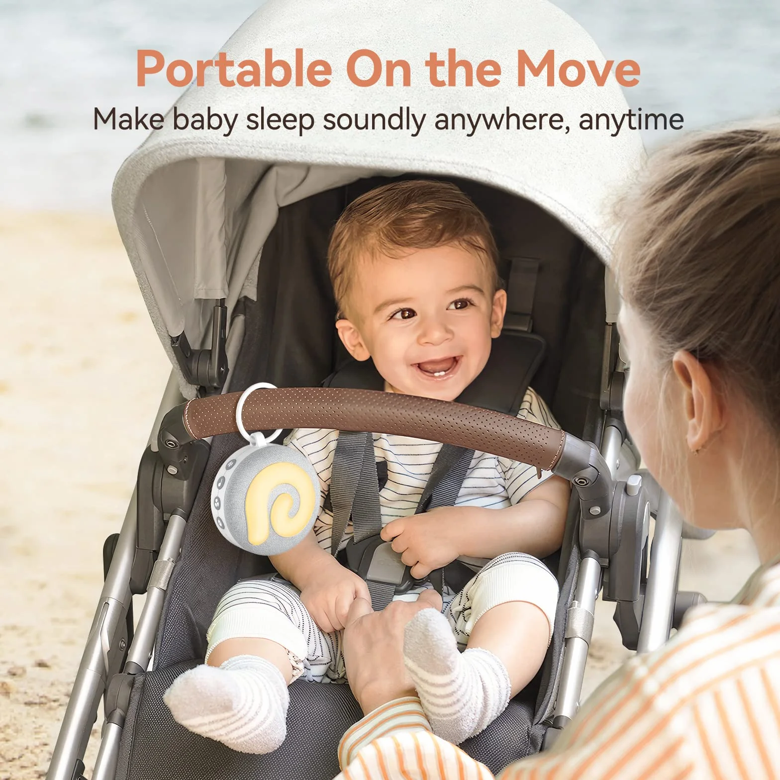 Dreamegg White Noise Machine Baby – D11 zasypianie pomoc dla niemowląt, biały szum, 11 pluszaków muzycznych i światłem