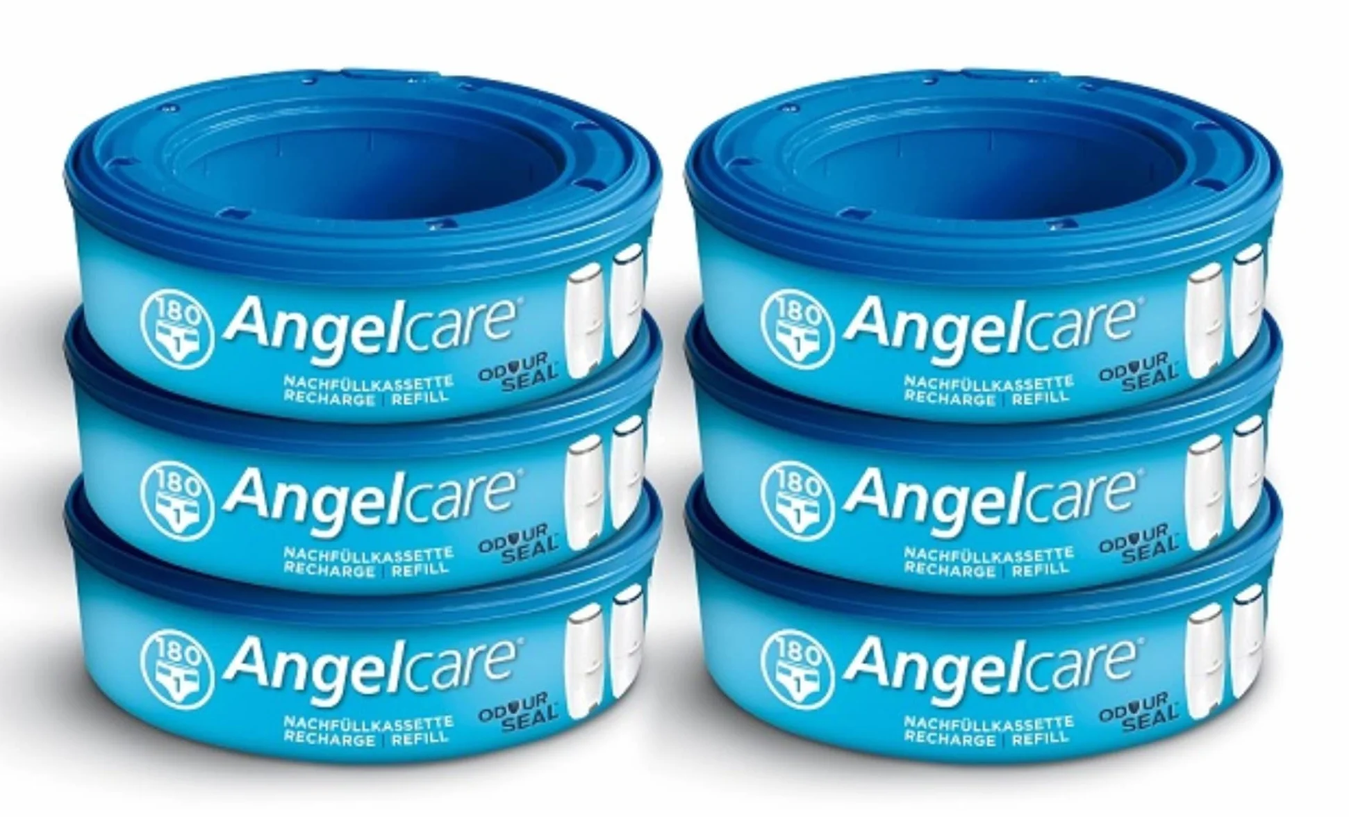 Angelcare Zestaw 6 wkładów uzupełniających Plus