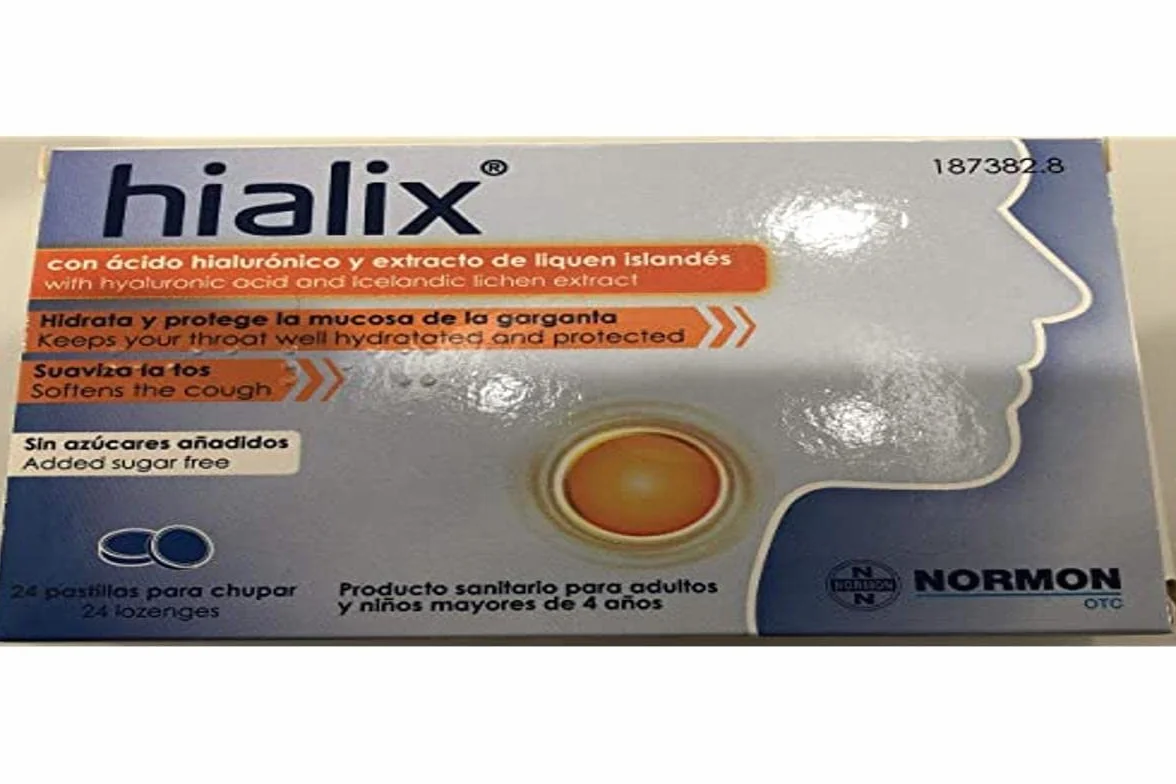 NORMON HIALIX- nawilża i chroni błonę śluzową gardła, czarny