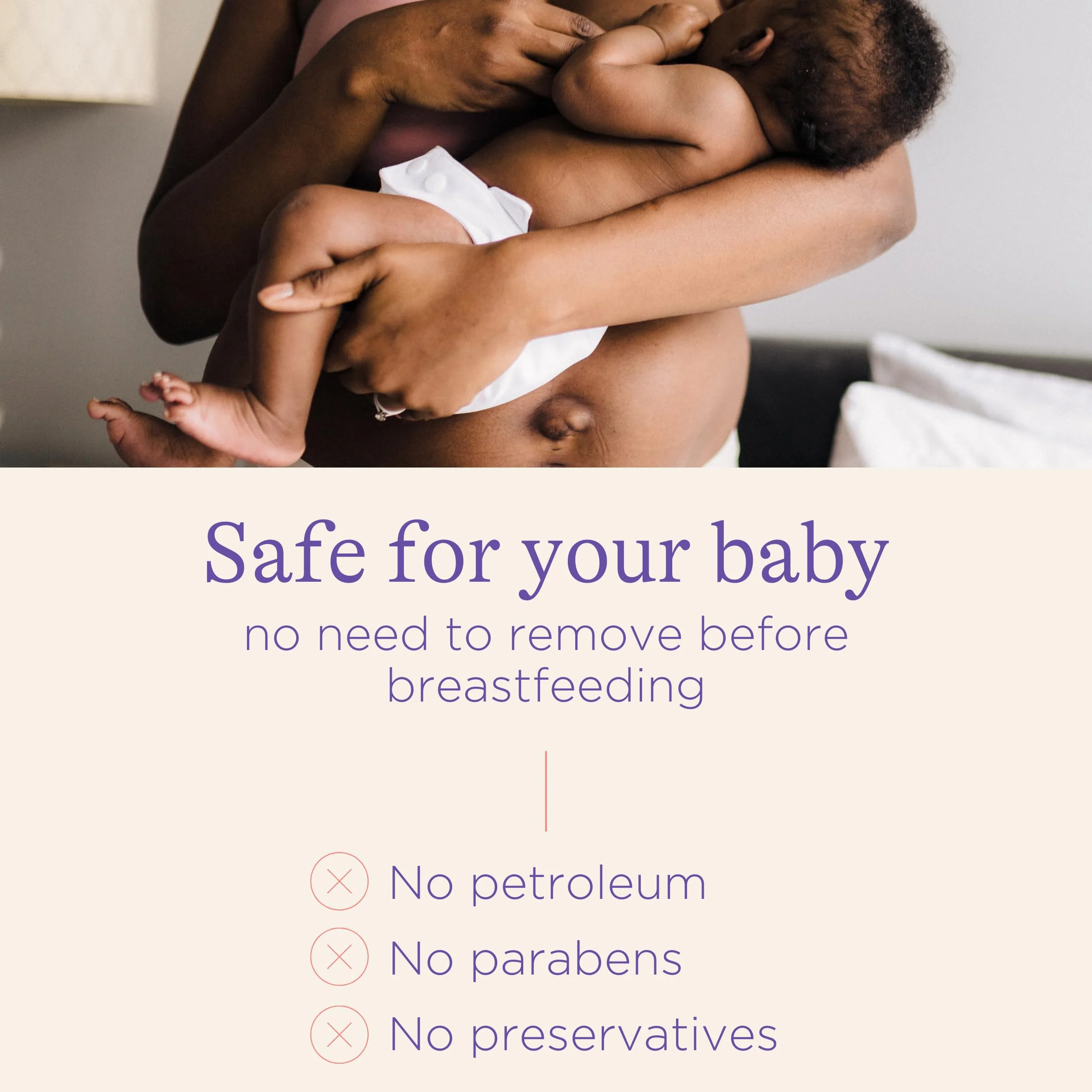 Lansinoh BIO Brustwarzensalbe, USDA zertifiziert, sicher für Mama und Baby mit Kokosöl und Arganöl, 56 g