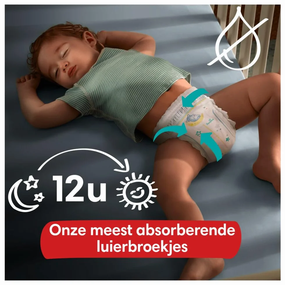 Pampers Baby Dry Night Pants - Rozmiar 5 - Small Pack - 35 sztuk - 12/17 kg
