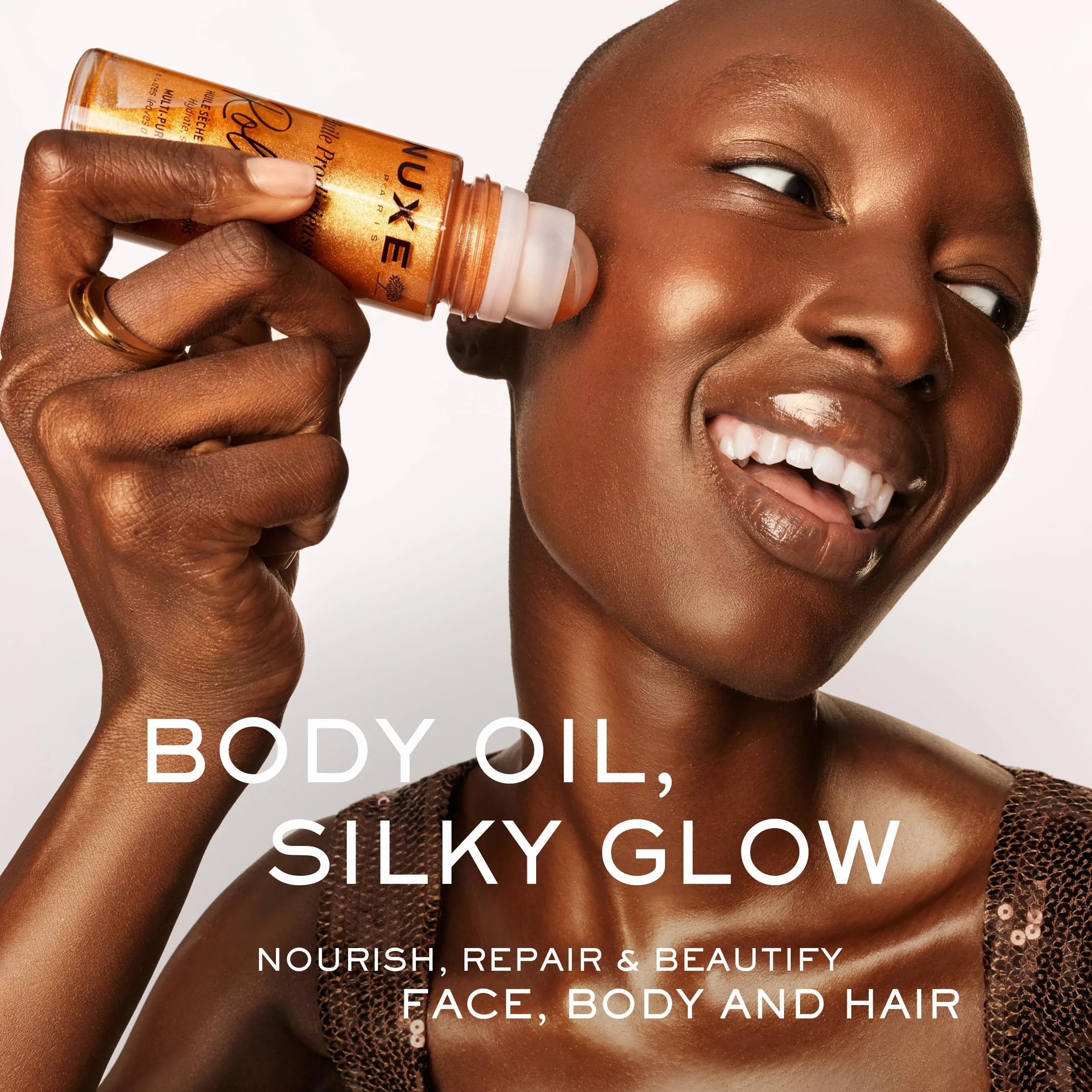 Nuxe Huile Prodigieuse OR Altın Glitter Cocok Amaçlı Kuru Yağ Roll-On 60 ml