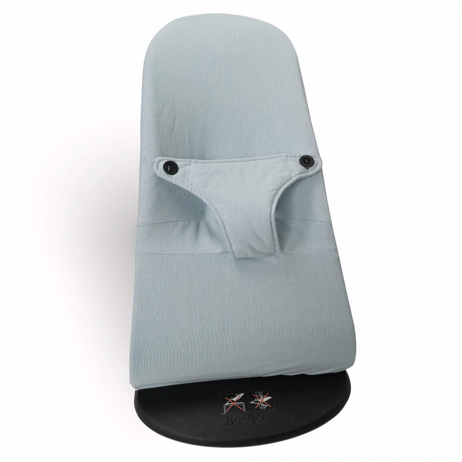 Hipoalergiczny, hipermiękki i oddychający pokrowiec bawełniany do hamaka BabyBjörn® Balance, Soft i Bliss (Basic Aquamarine Rayit)